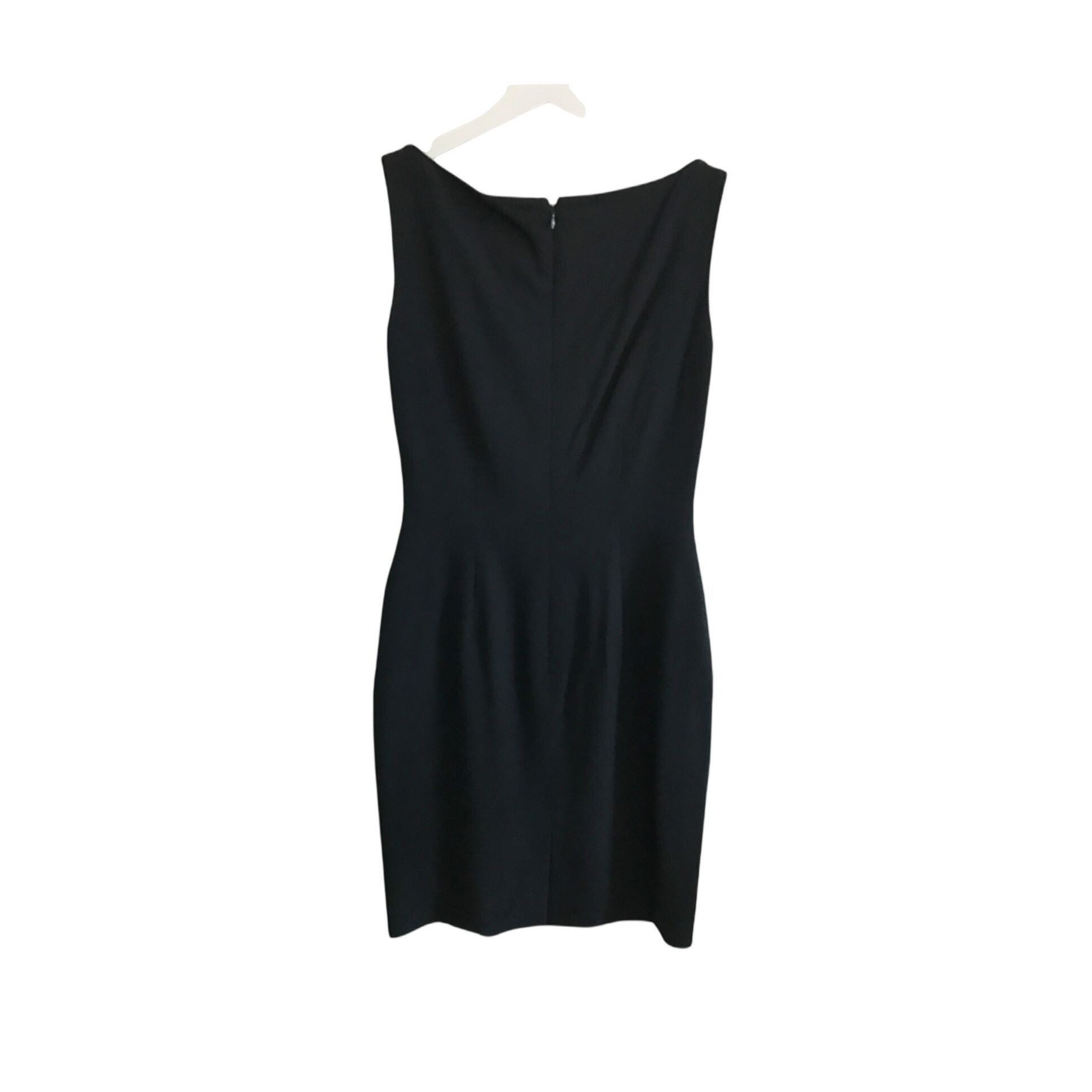 Donna Karan Vintage Donna Karan Black Wool Dress Size 4 Sleeveless USA M Size S / US 4 / IT 40 - 2 Thumbnail