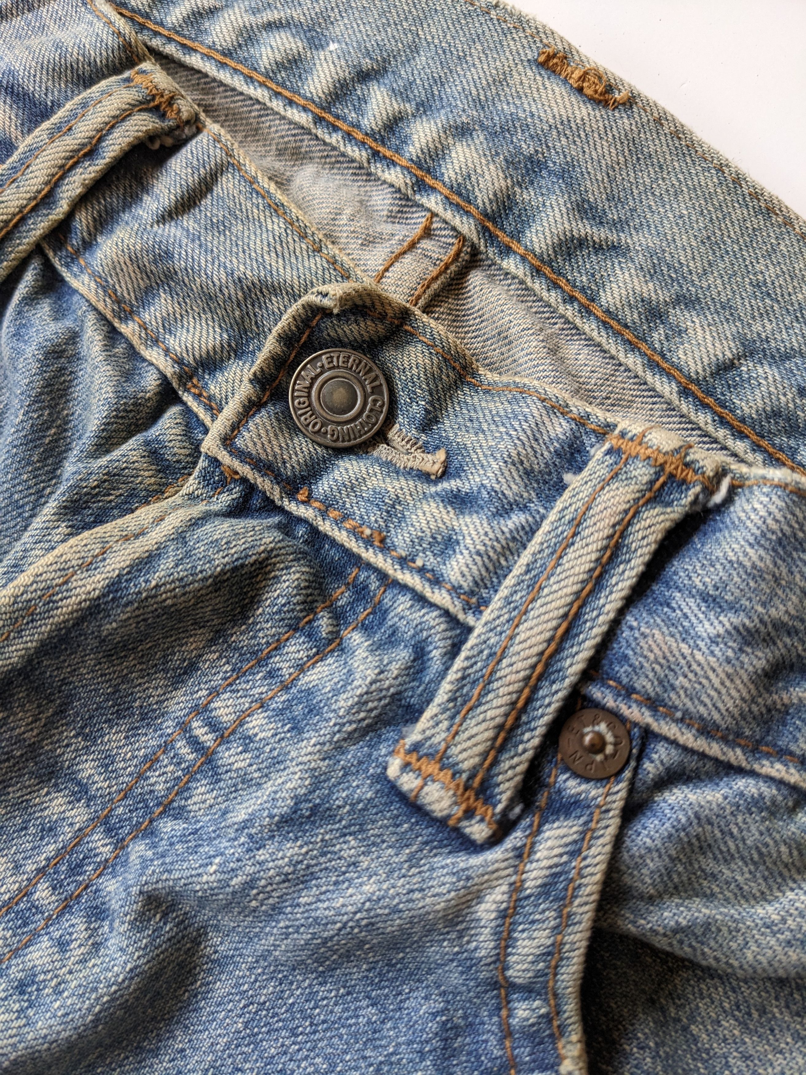 Eternal × Japanese Brand Eternal ripped jeans like Number (N)ine Size US 32 / EU 48 - 5 Thumbnail