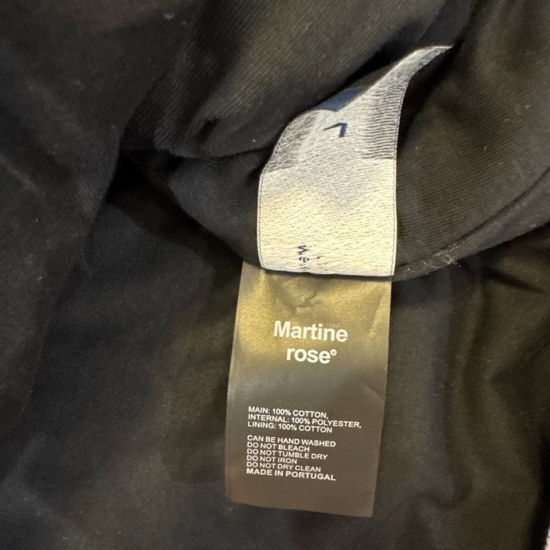 Martine Rose martine rose long sleeve sweatshirt in black Size US L / EU 52-54 / 3 - 4 Thumbnail