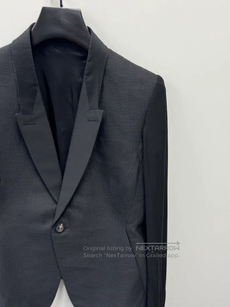 Rick Owens Rick Owens Black patchwork blazer jacket Size XS / US 0-2 / IT 36-38 - 3 Thumbnail