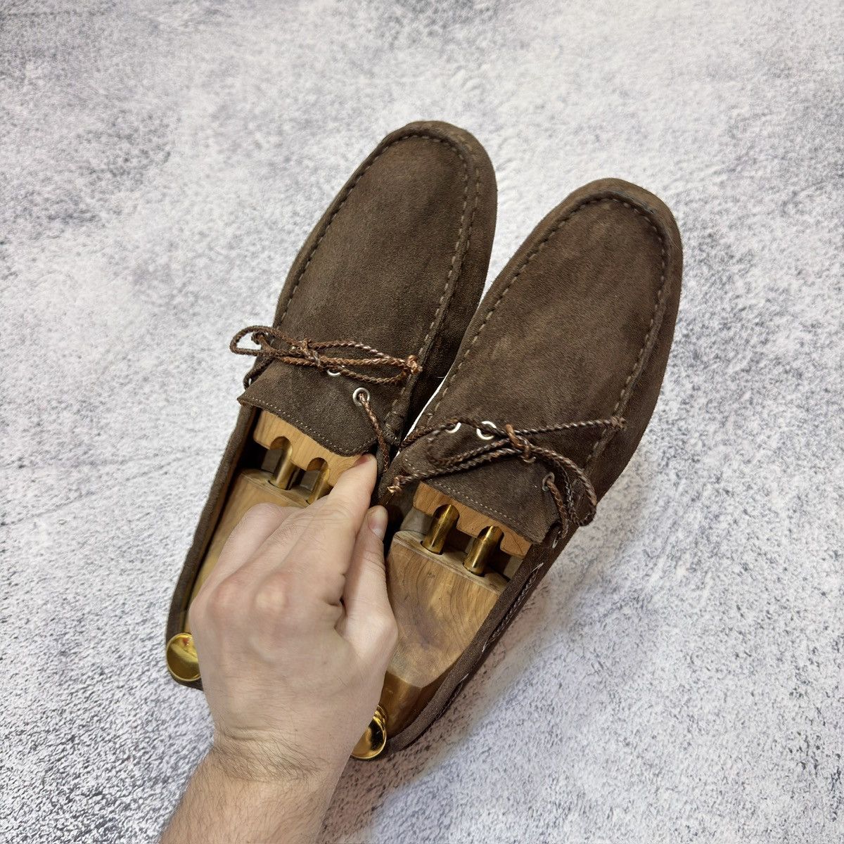 Florsheim Florsheim Mens Brown Suede Mocassins US10.5 UK10 EU44 29cm Size US 10.5 / EU 43-44 - 9 Thumbnail