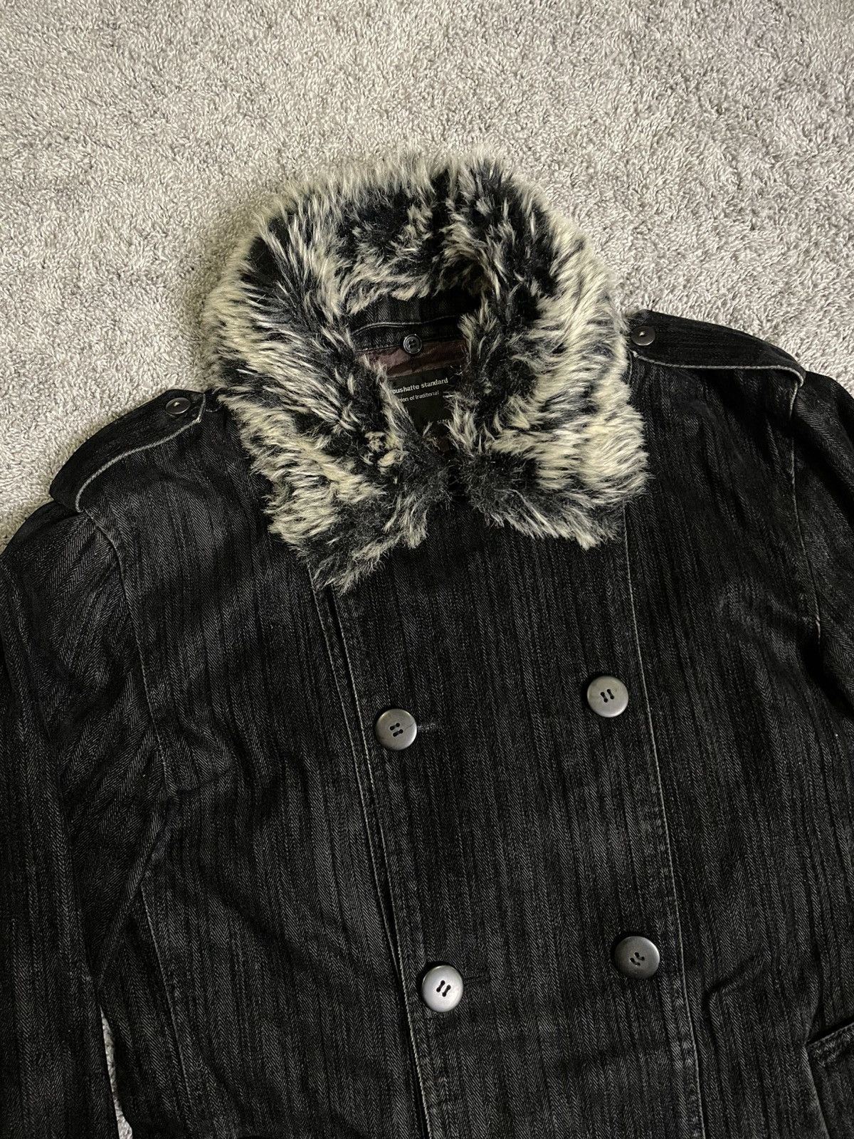 Japanese Brand Napoleon Gothic Bondage Fur Jacket Size US M / EU 48-50 / 2 - 2 Thumbnail