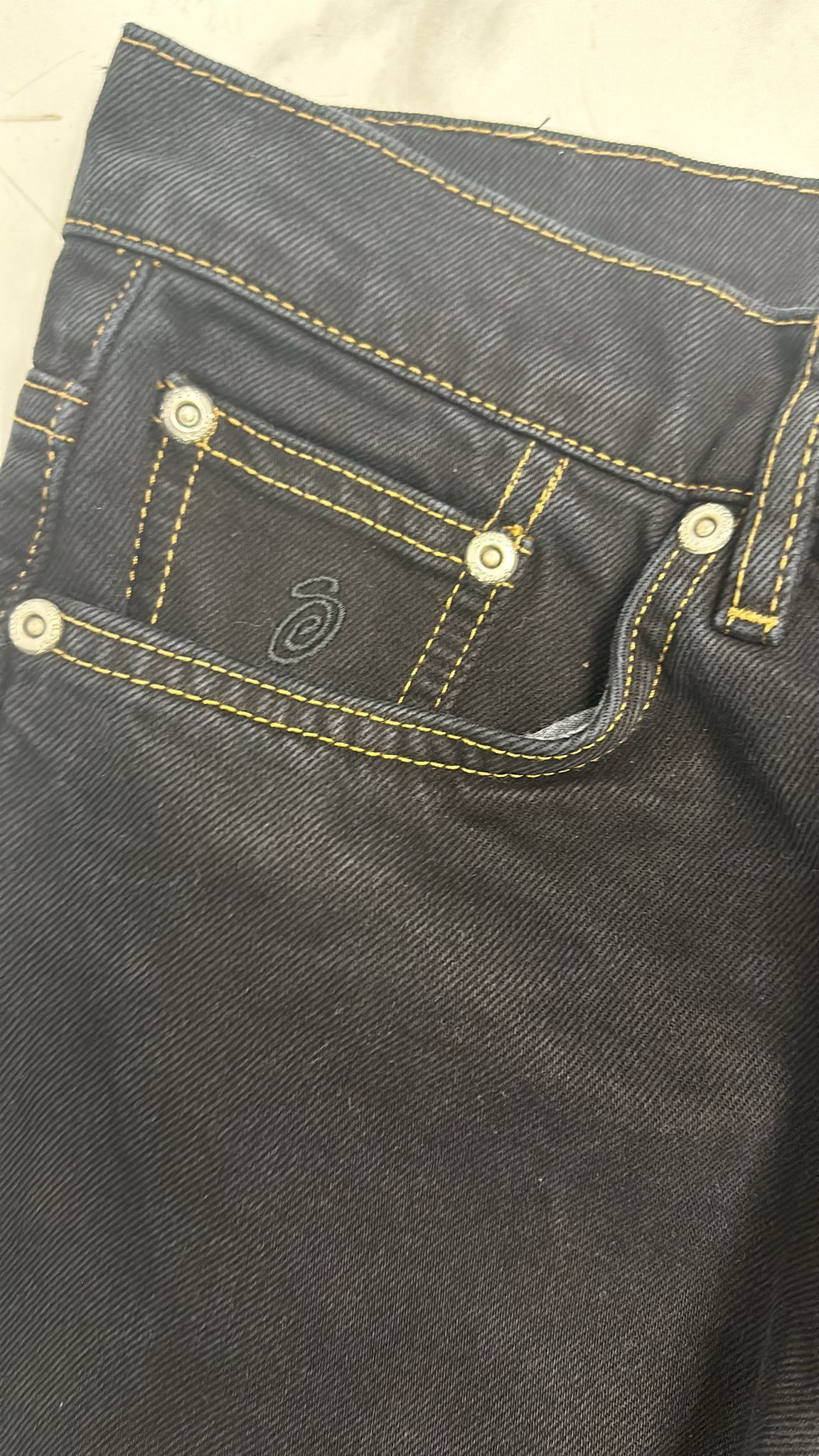 Stussy × Vintage Stüssy Classic Jean Size 29 Washed Black Size US 29 - 2 Thumbnail