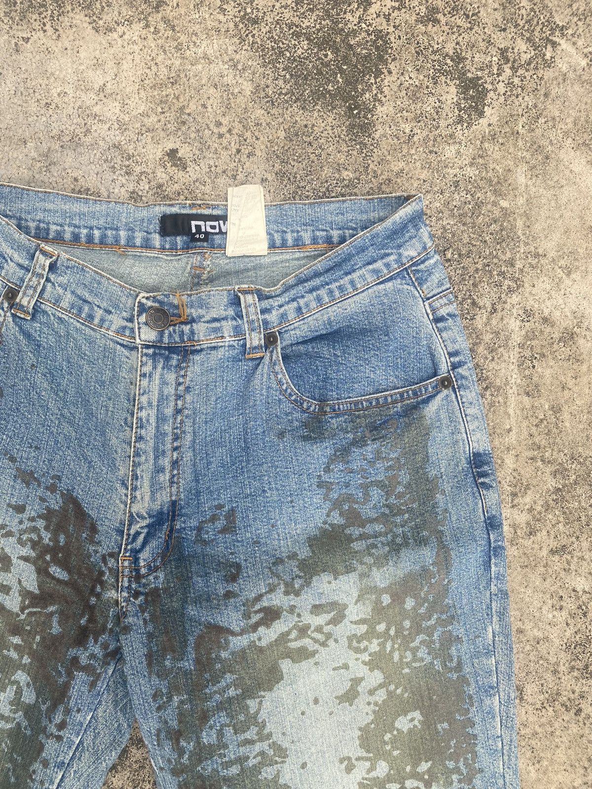 If Six Was Nine × Japanese Brand Flare Jeans Now Velvet Splash Bootcut Size US 29 - 9 Thumbnail