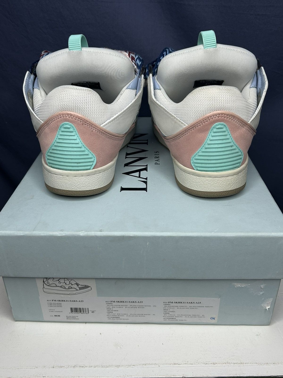 Lanvin Lanvin x Saks Curb Sneakers Size US 10 / EU 43 - 4 Thumbnail