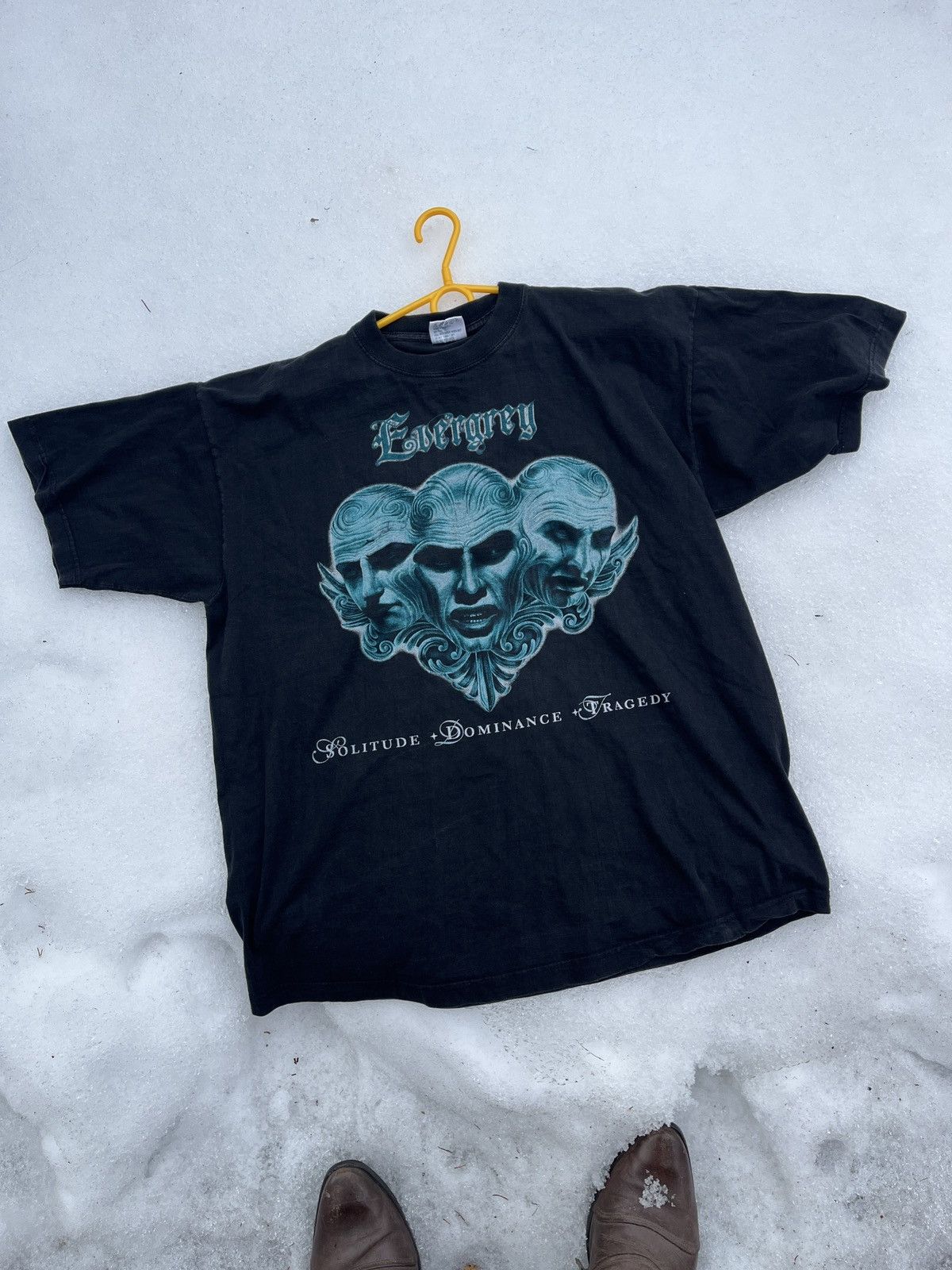 Band Tees 1999 Evergrey Gothic Tragic Band Heavy Metal Rock Euro Tag Size US XL / EU 56 / 4 - 1 Thumbnail