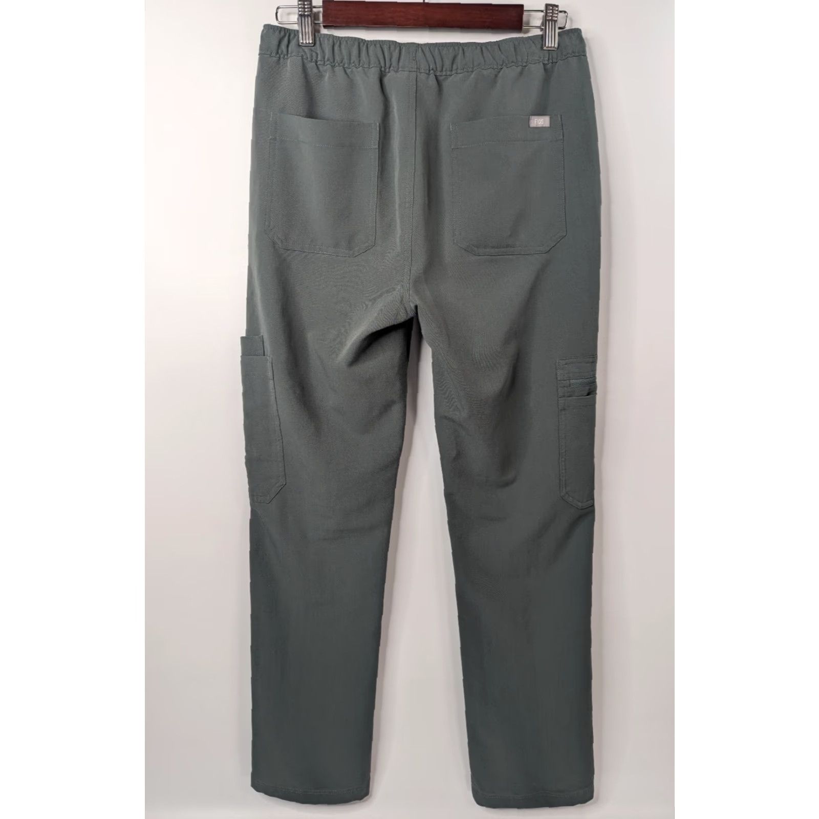 Vintage Figs Men's Cairo Cargo Scrub Pants XS Forest Green Blue Medical Nurse TM3001 Size US 27 - 4 Thumbnail