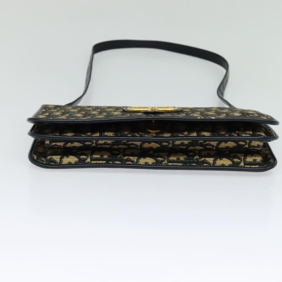 Dior DIOR Trotter Canvas Shoulder Bag Navy Size ONE SIZE - 9 Thumbnail