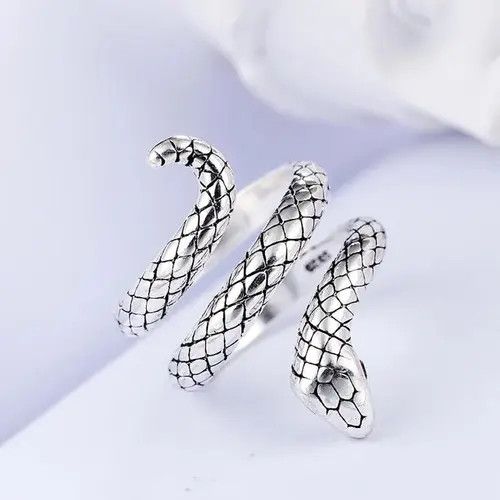 Other Sterling Silver Snake Rings Size ONE SIZE - 2 Thumbnail