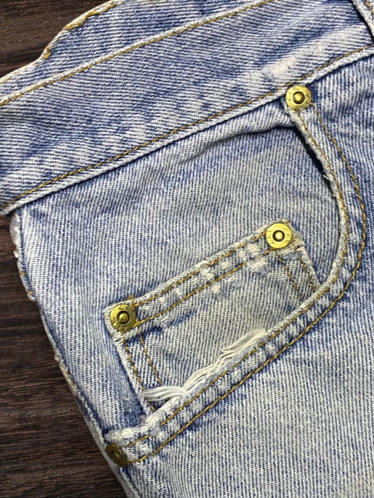 Lee Vintage Lee Rough Riders Horse Button Western Cowboy Jeans Size US 30 / EU 46 - 12 Thumbnail
