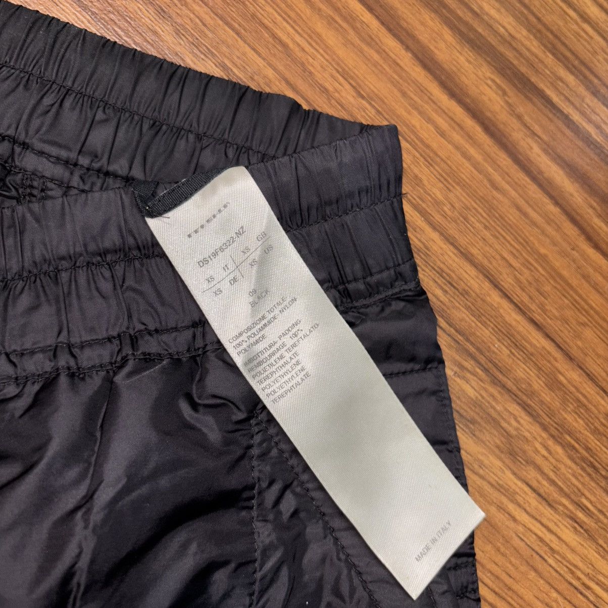 Rick Owens Drkshdw Rick Owens DRKSHDW Quilted Drawstring Track Pants Size US 30 / EU 46 - 7 Thumbnail