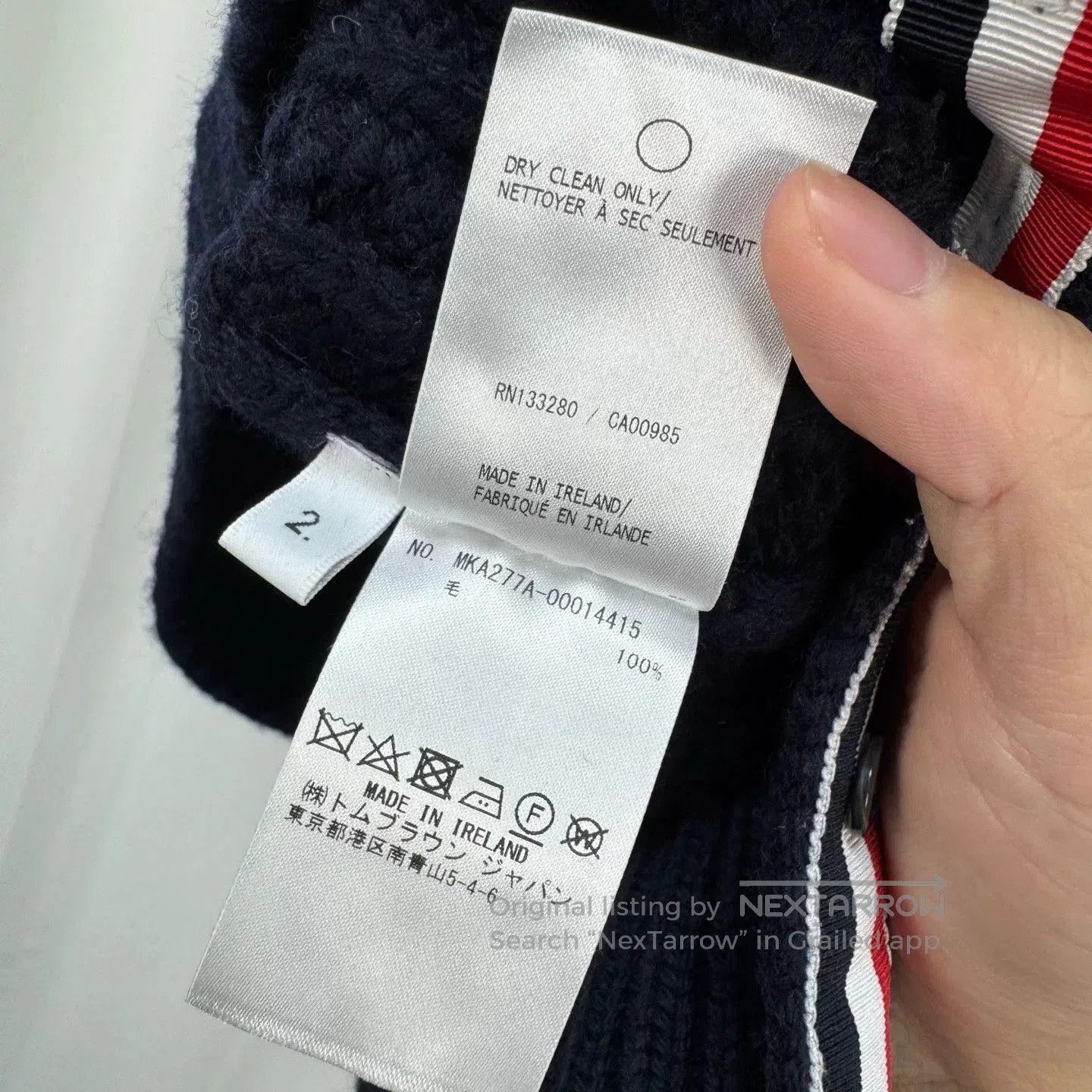 Thom Browne thom browne cable knit wool sweater. Size US S / EU 44-46 / 1 - 7 Thumbnail