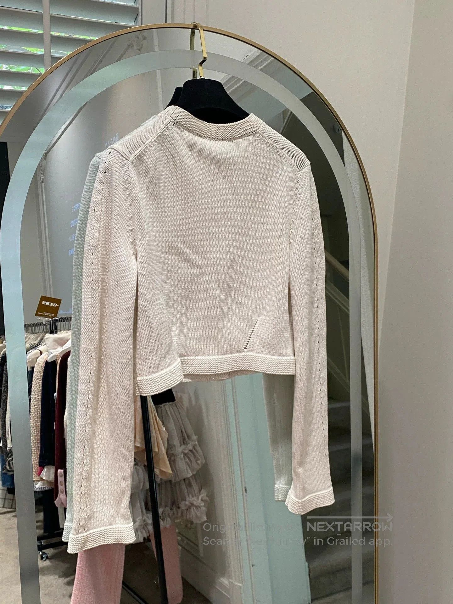 Chanel Chanel 21 Equestrian White Knit Cardigan. Size US XS / EU 42 / 0 - 3 Thumbnail