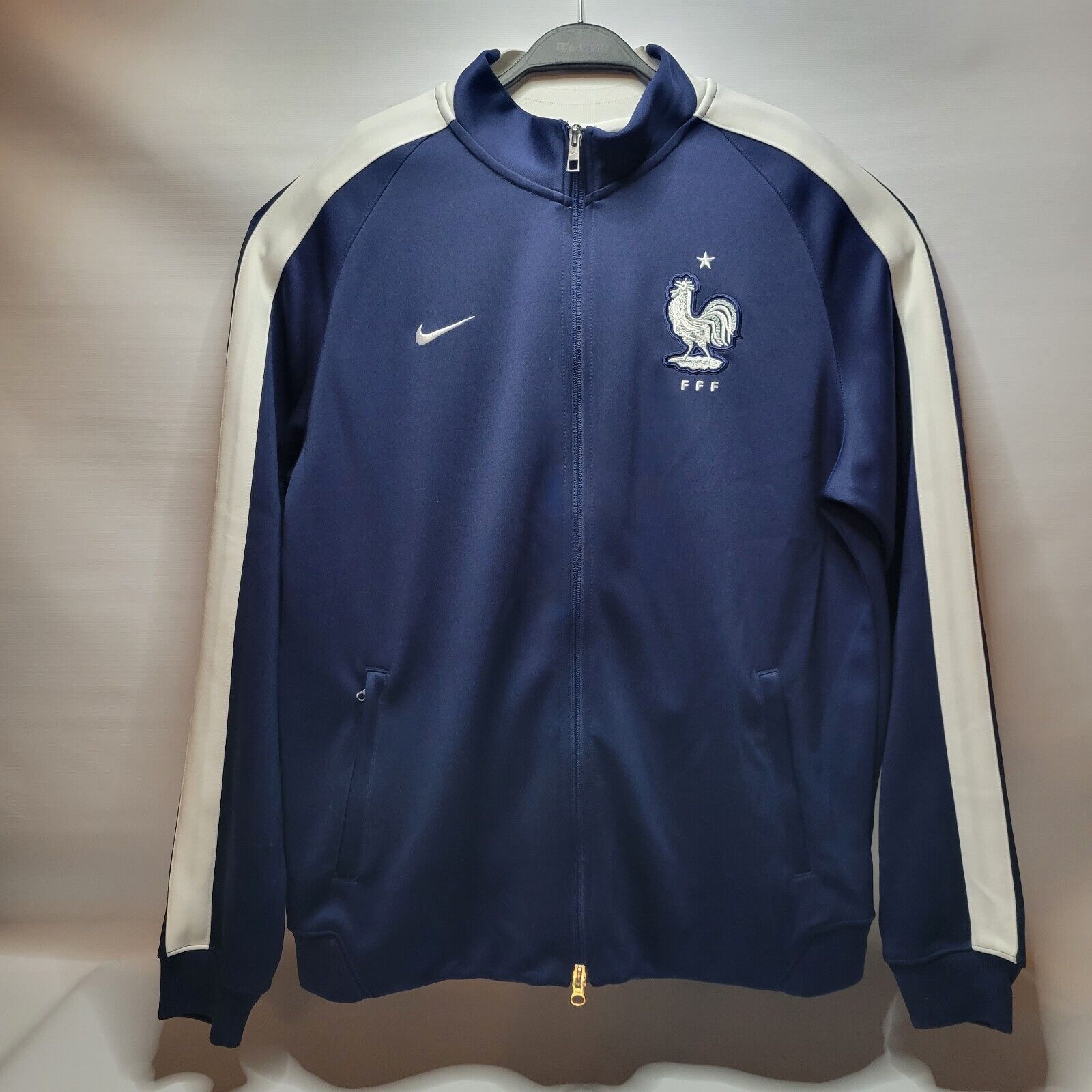 Nike N98 FFF France World Cup Soccer Blue Track Jacket XL