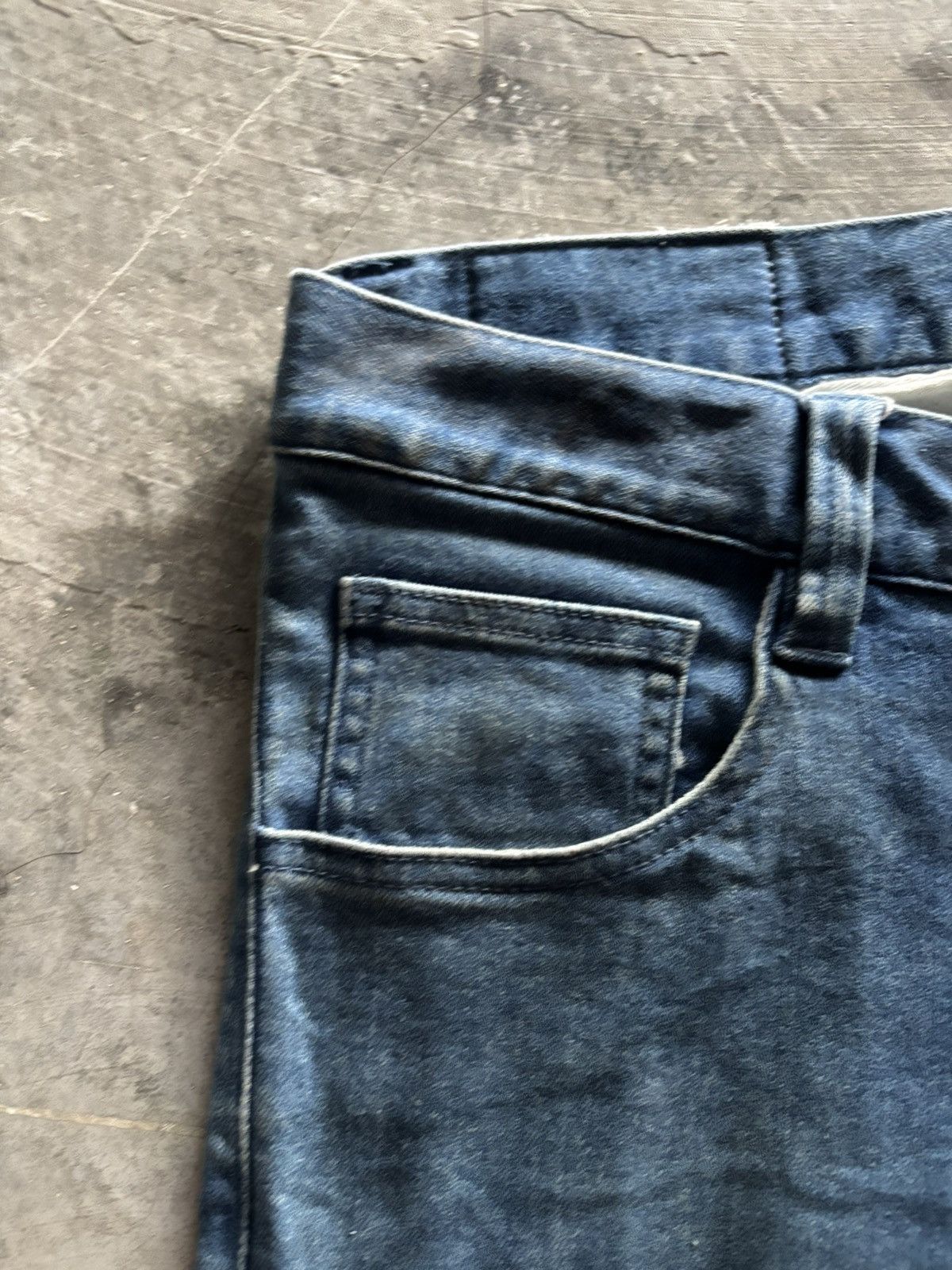 If Six Was Nine × Le Grande Bleu (L.G.B.) × NO ID SICK NO ID JAPANESE DENIM SLIM HEDI SLIMANE STYLE PUNK ROCK Size US 34 / EU 50 - 8 Thumbnail