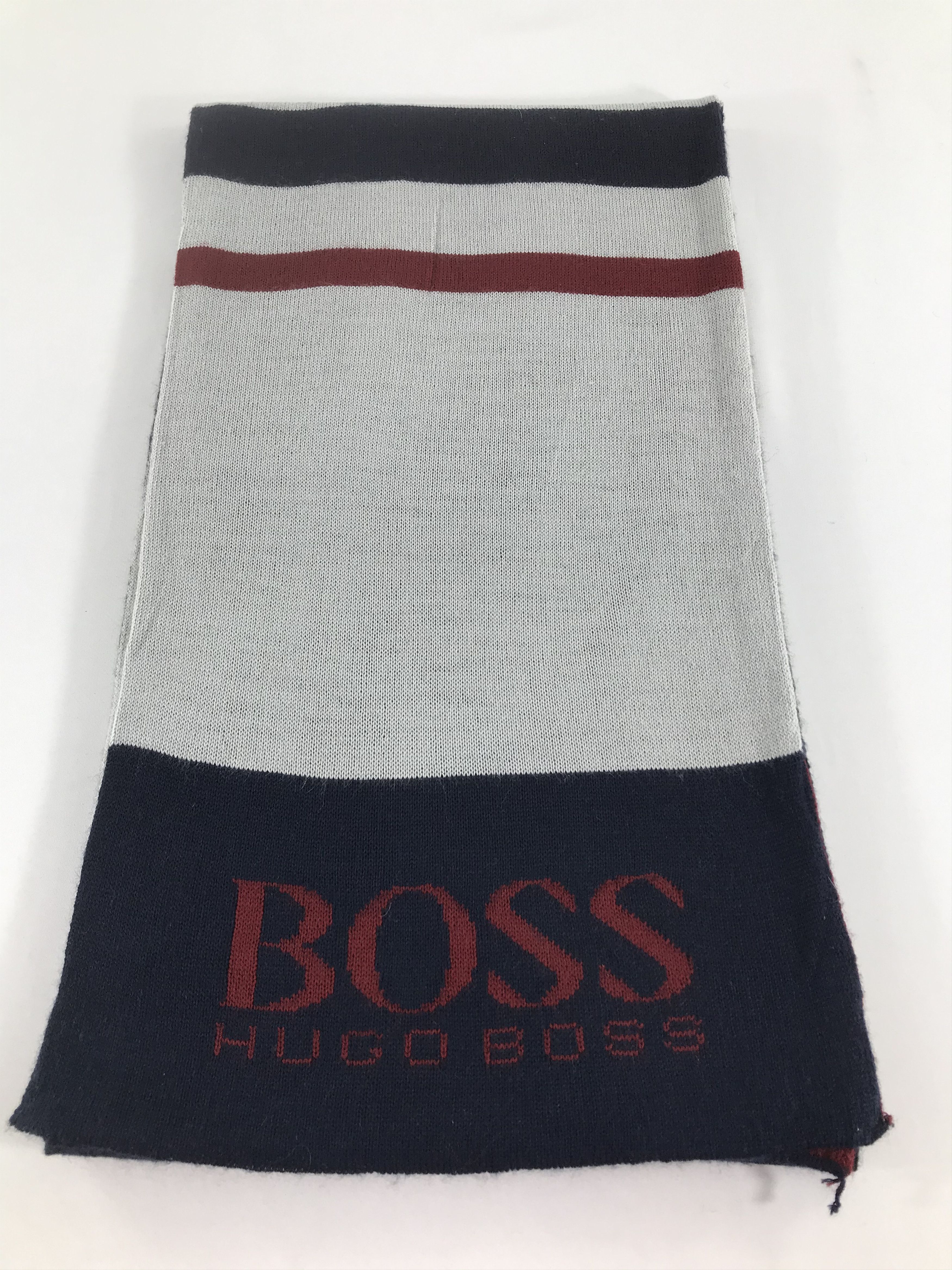 Hugo Boss Hugo Boss Wool Scarf Muffler V520 Size ONE SIZE - 2 Thumbnail