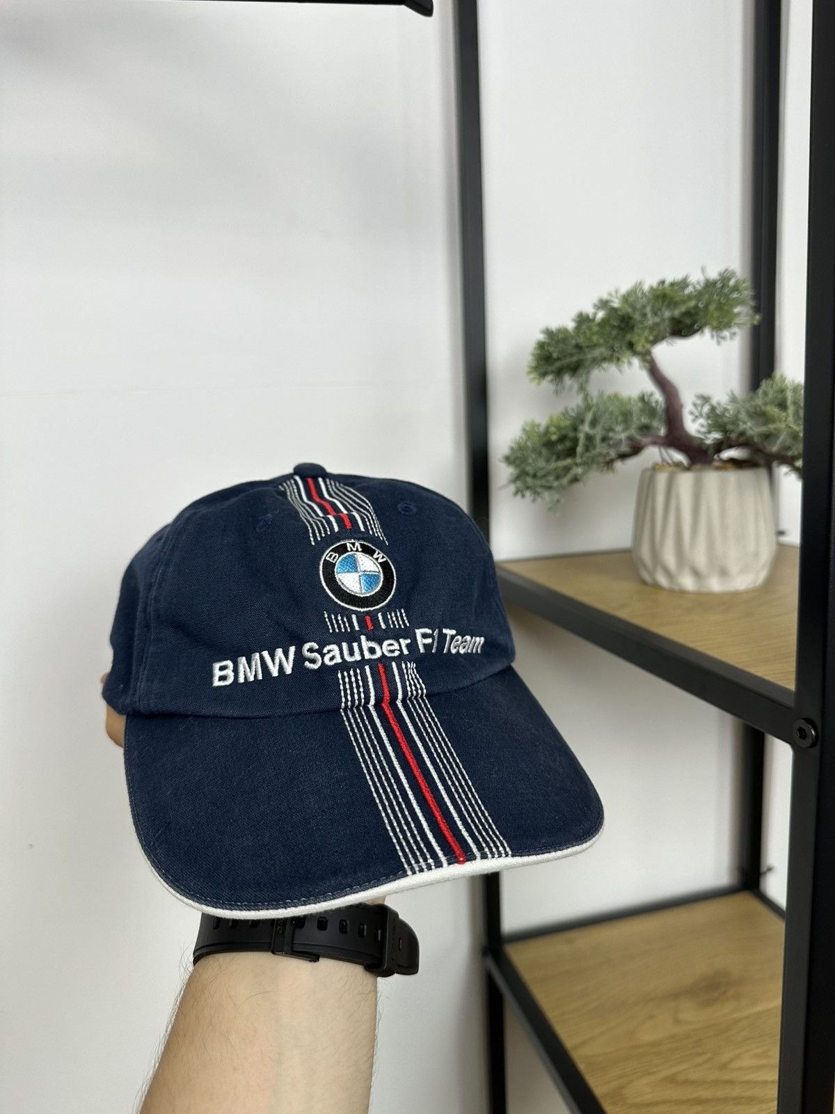 BMW BMW Sauber F1 team OS Hat Cap Formula One 2008 Unisex Racing Size ONE SIZE - 16 Thumbnail