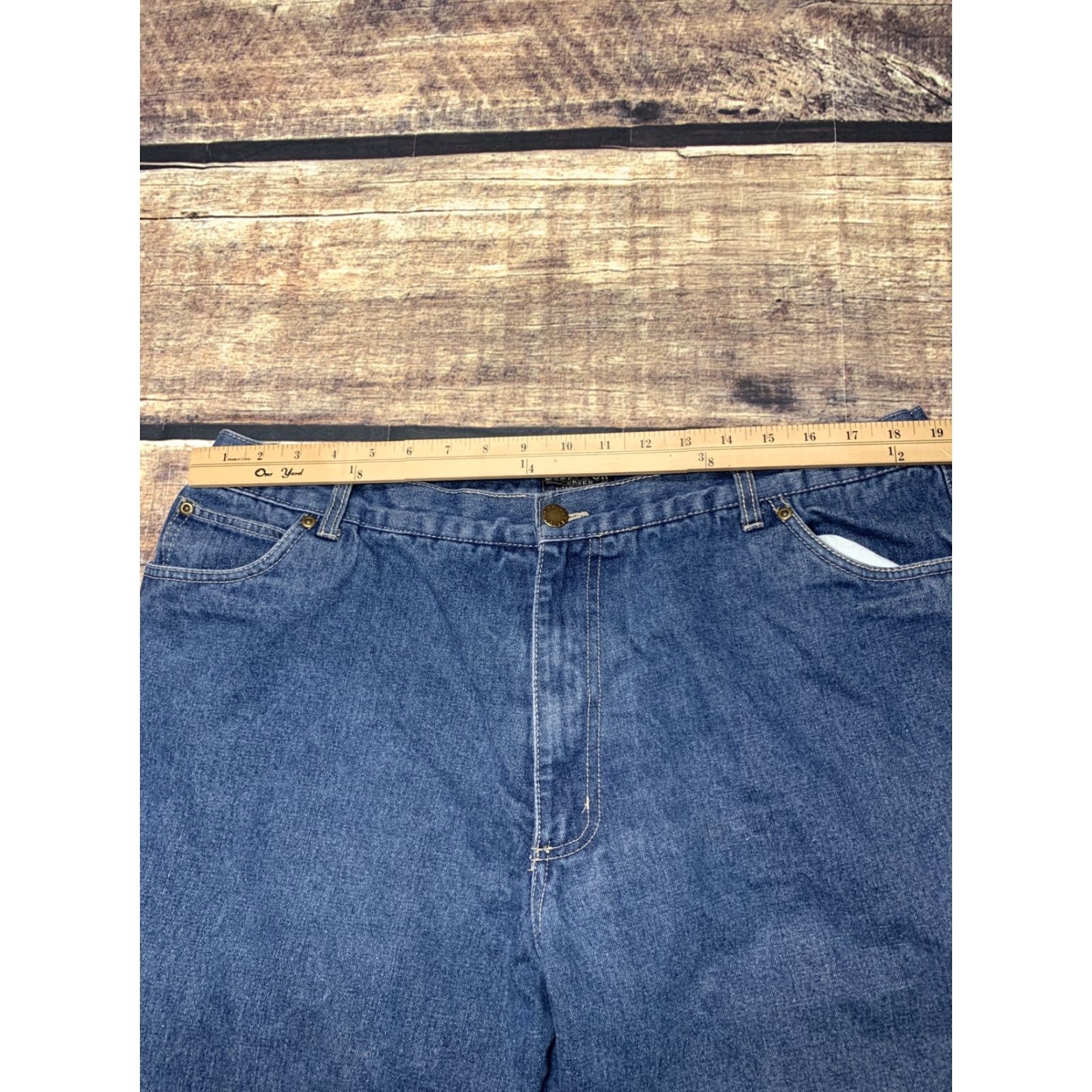Vintage Canyon Creek Jeans Men 40X32 Blue Straight Leg Regular Fit Fleece Lined Jeans Size US 40 / EU 56 - 5 Thumbnail