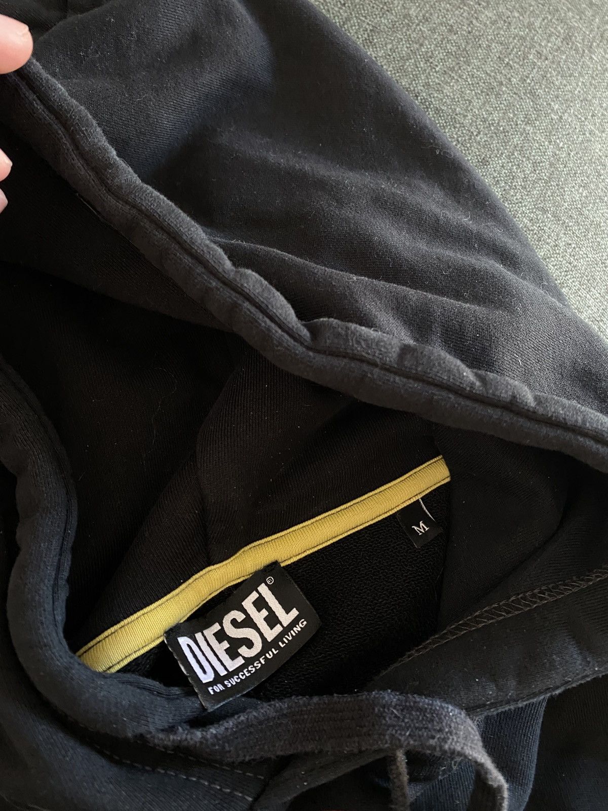 Diesel Diesel Vintage Hoodie Big Logo Japanese Boxy Avant Garde Y2K Size US M / EU 48-50 / 2 - 11 Thumbnail