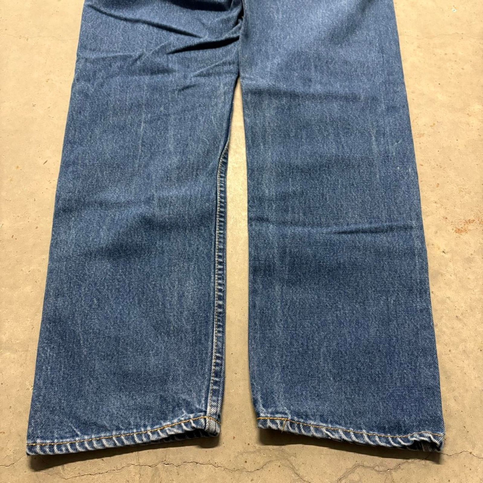 Levi's × Vintage Crazy Vintage 80s Levi's 505 Straight Leg Denim Jeans Size US 36 / EU 52 - 5 Thumbnail