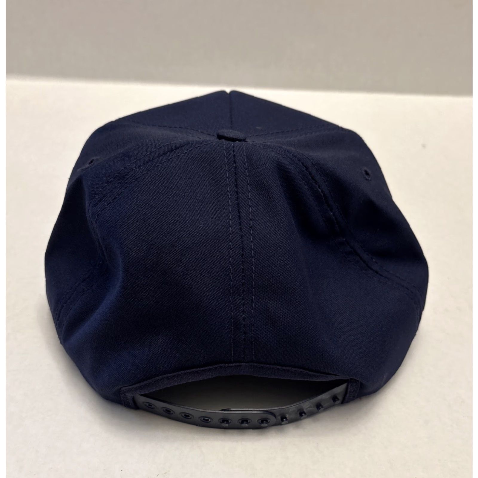 Vintage VINTAGE Vernon Wil Farm Hat Cap Snapback Adjustable Blue Unisex Adults Baseball Cap Cotton Twill Made in USA Size ONE SIZE - 3 Thumbnail