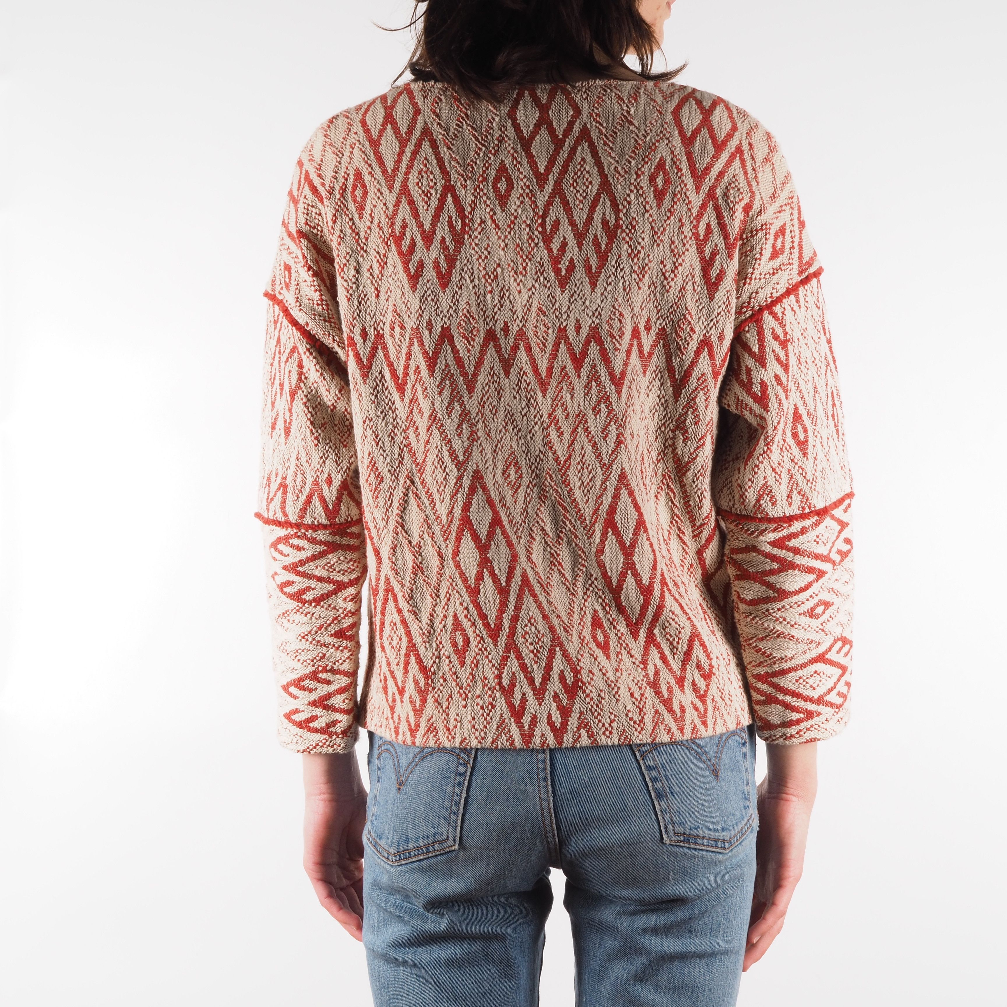 ba&sh Ba&sh Gaby Cozy Cotton Pullover Sweater Top Size XS / US 0-2 / IT 36-38 - 2 Thumbnail