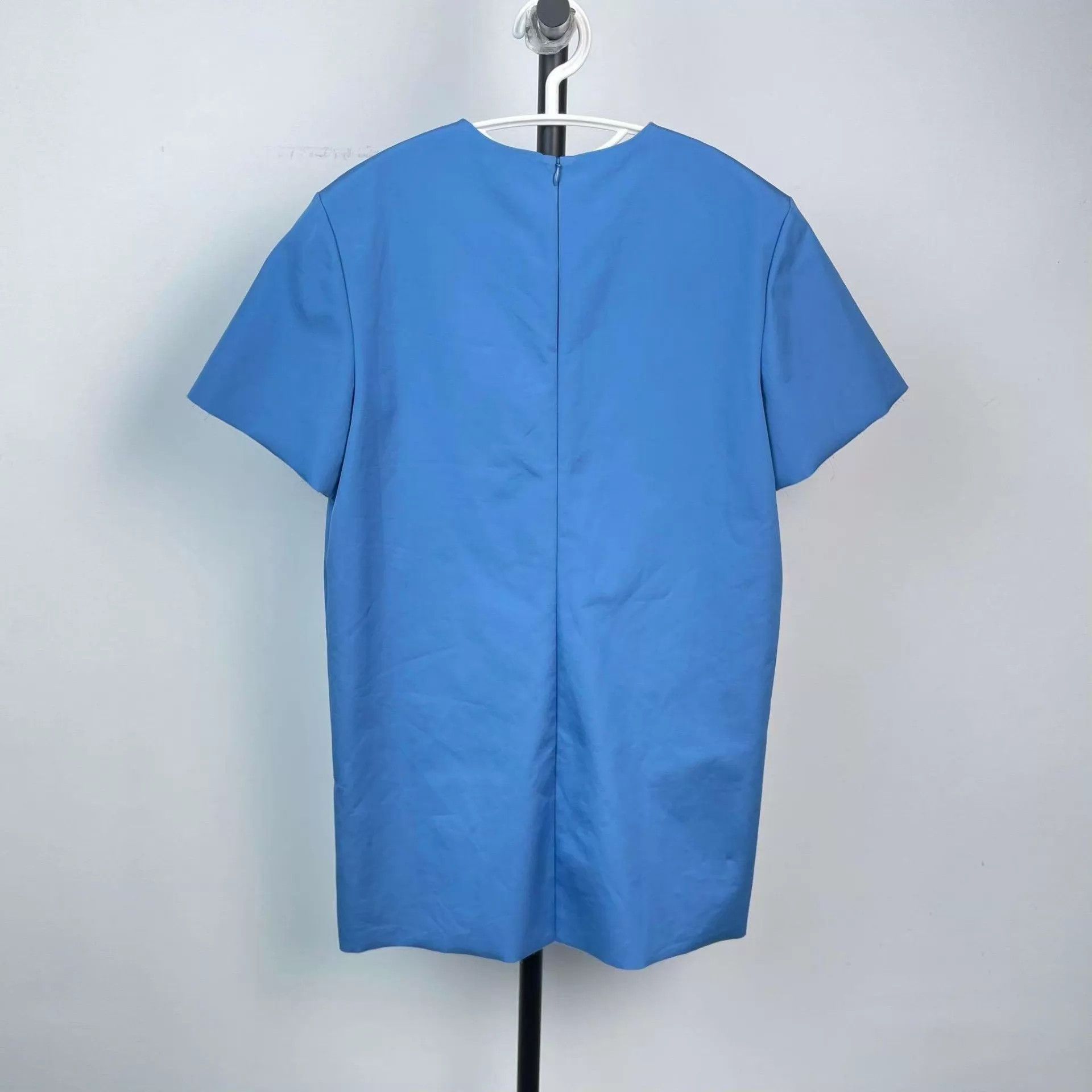 Miu Miu MIU MIU Women's Cotton Blue 40 Dress 260318SCTYQ05 Size S / US 4 / IT 40 - 2 Thumbnail