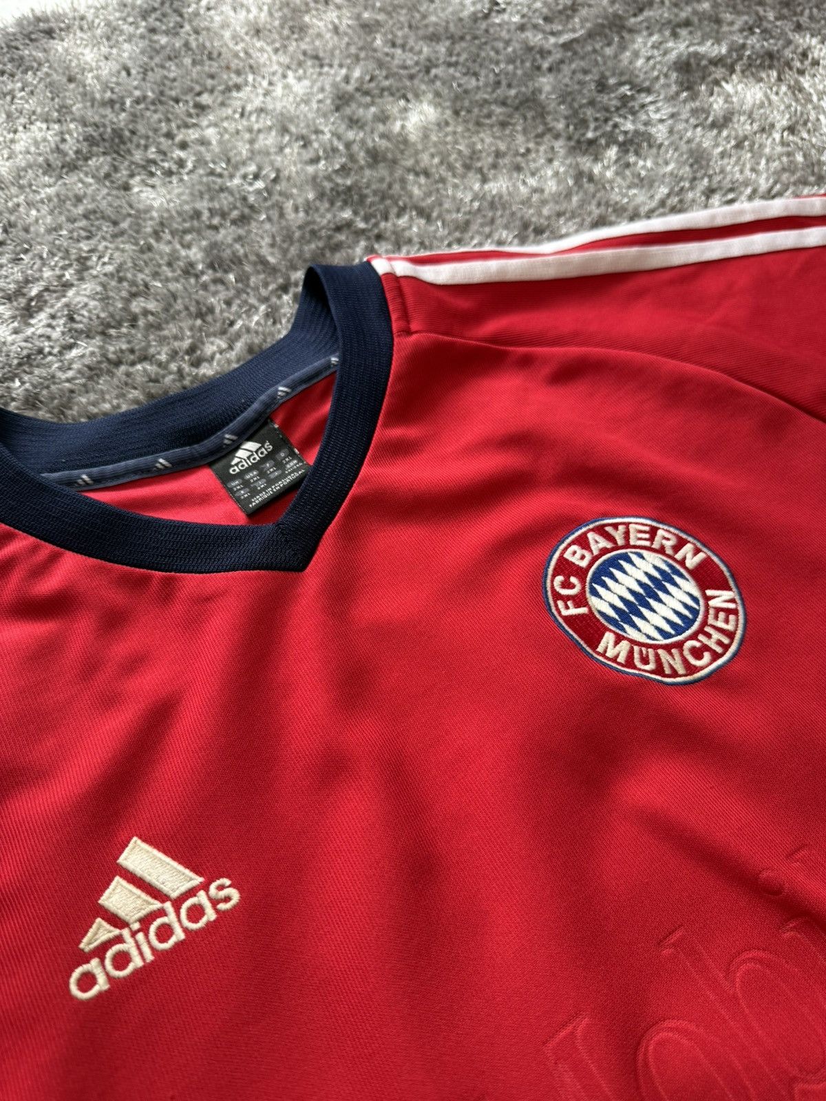 Adidas × Vintage #9 Elber Adidas FC Bayern Munchen 2000/01 Third Jersey Size US XXL / EU 58 / 5 - 4 Thumbnail