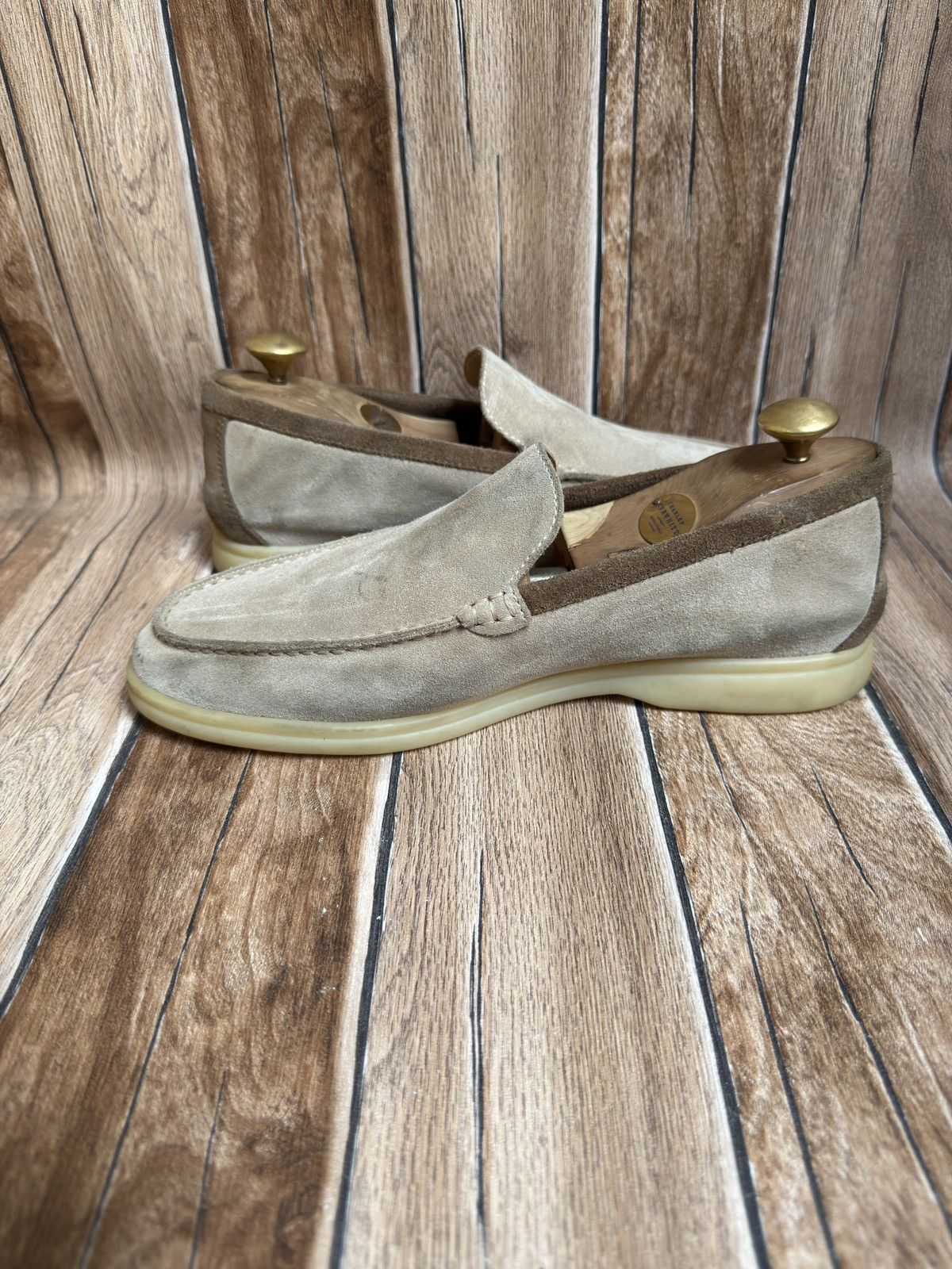 Loro Piana Summer walk suede loafers Size US 7 / EU 40 - 9 Thumbnail