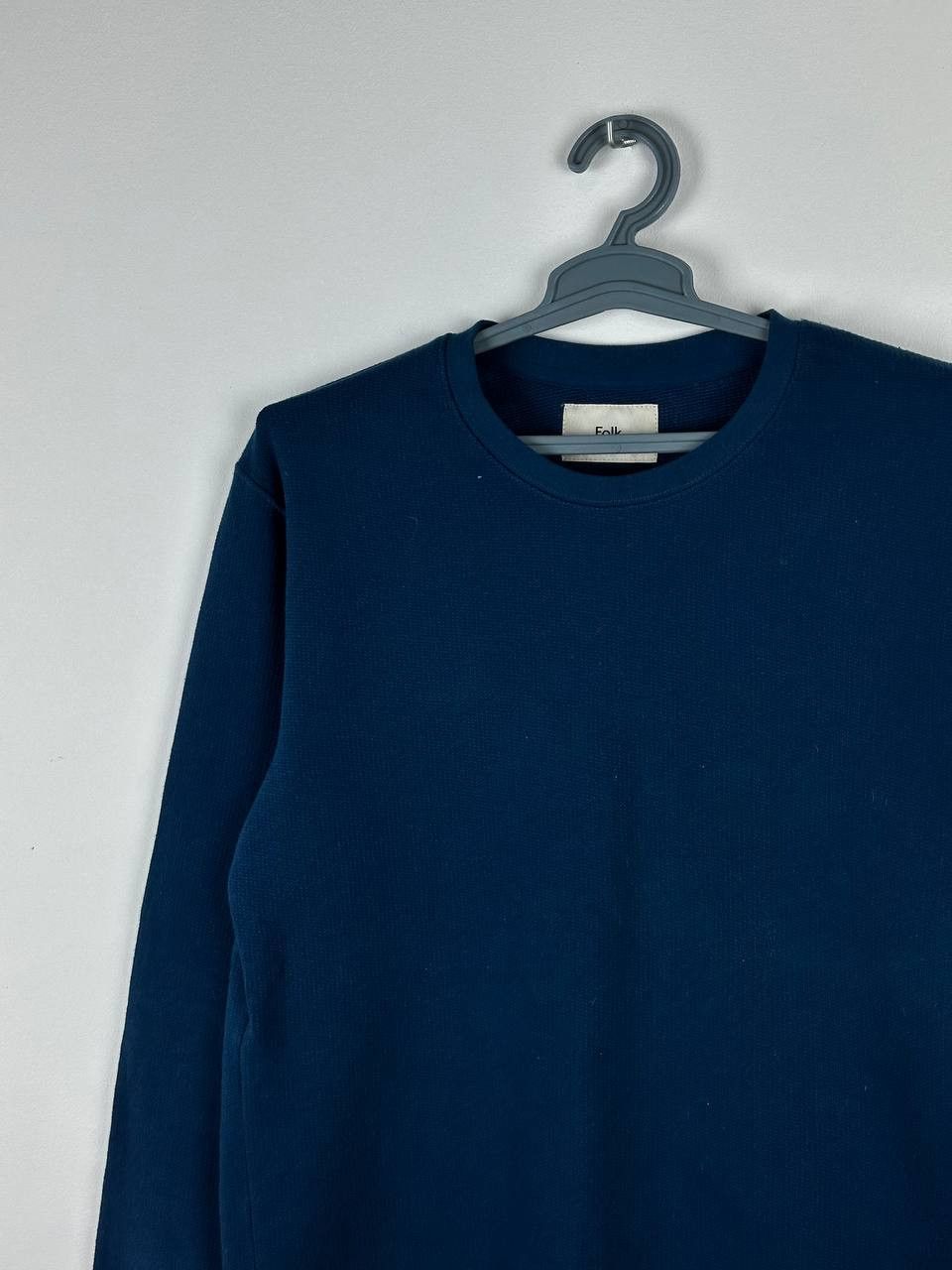 Folk Folk Organic Cotton Blue Basic Sweatshirt Size US L / EU 52-54 / 3 - 3 Thumbnail