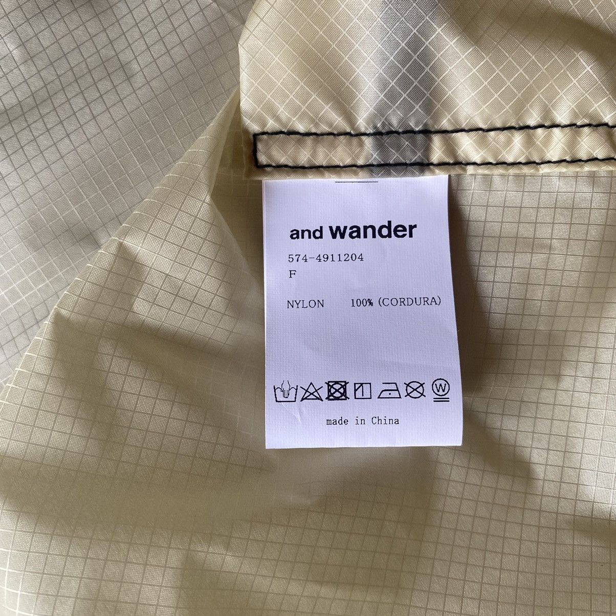 And Wander Sil Poncho Cordura Size US M / EU 48-50 / 2 - 6 Thumbnail