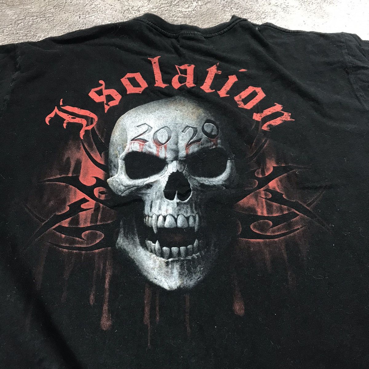 Vintage Vintage Y2K Horror Graphic Tee Dark Skeleton Screamer XXL Size US XXL / EU 58 / 5 - 5 Thumbnail
