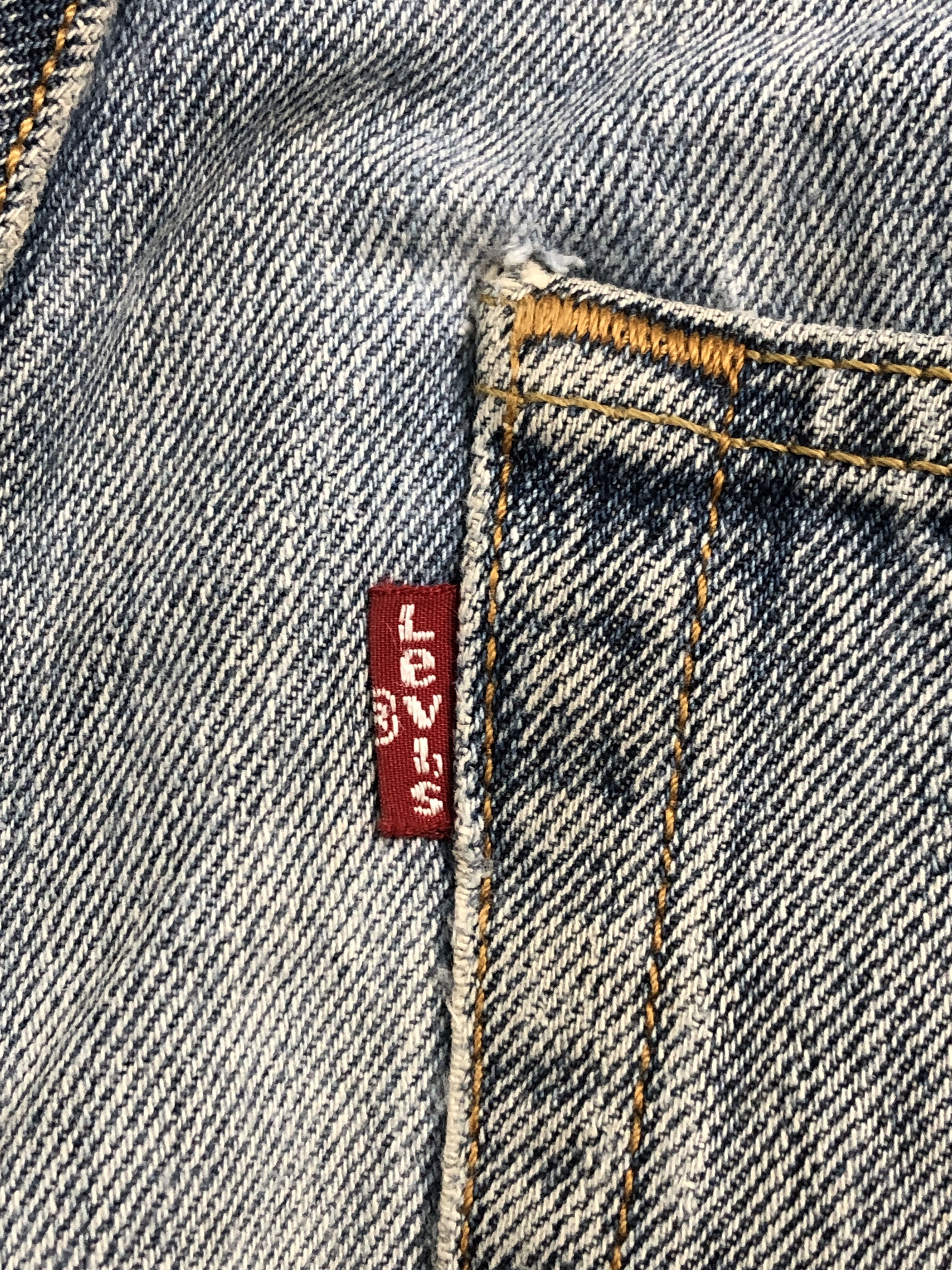 Levi's Vintage Distressed Levis 501 Faded Blue Jeans DP2524 Size US 30 / EU 46 - 6 Thumbnail