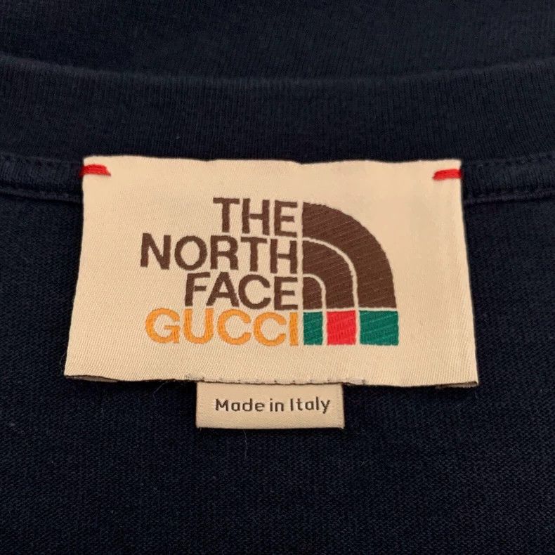Gucci Gucci The North Face co-branded logo printed round-neck bla Size US XL / EU 56 / 4 - 6 Thumbnail