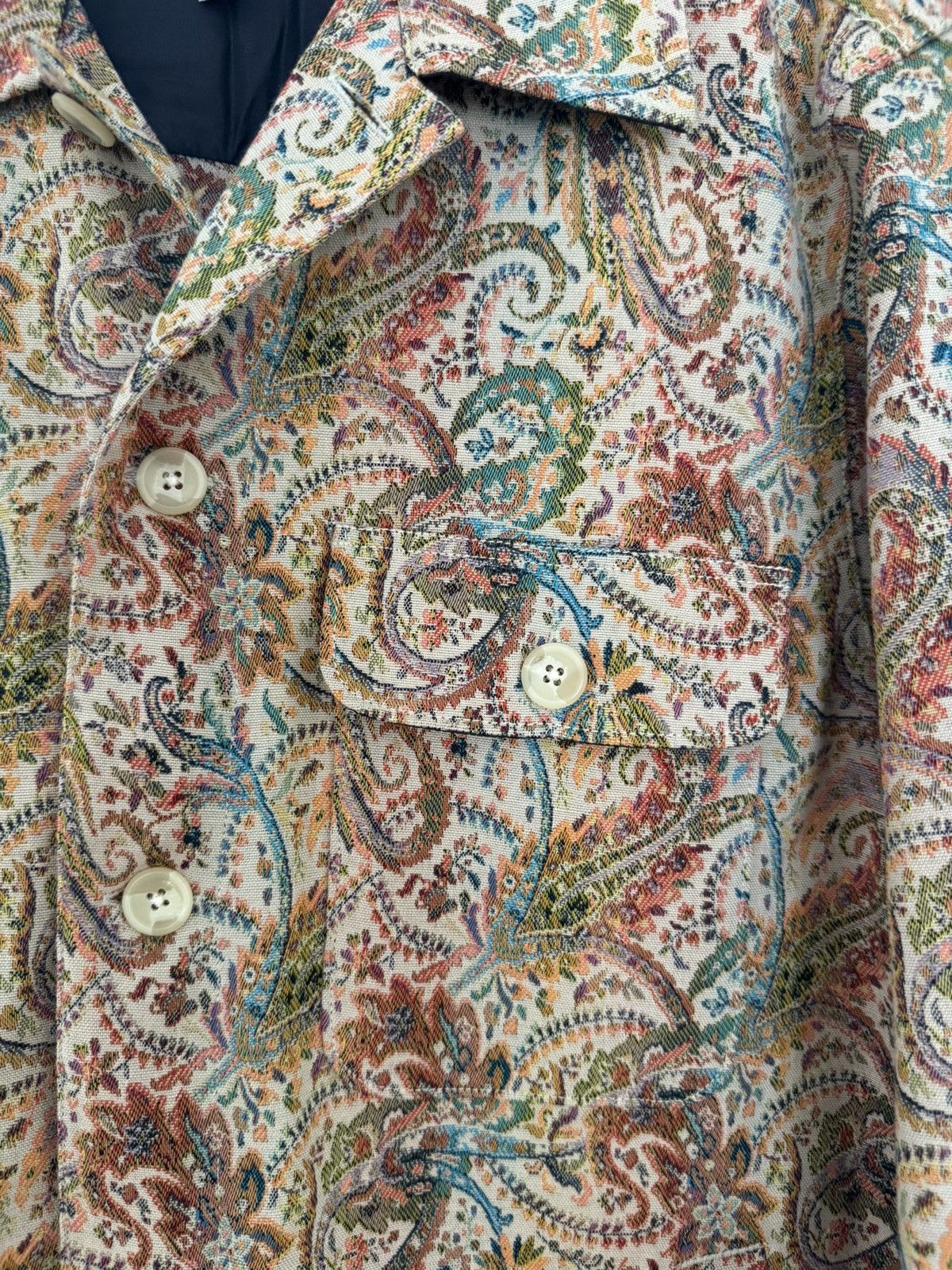 Corridor Corridor Paisley Jacquard Military Jacket XS Size US XS / EU 42 / 0 - 7 Thumbnail