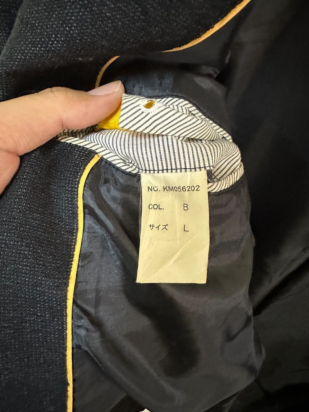 Kansai Yamamoto kansaiman collection blazer jacket Size 42S - 8 Thumbnail