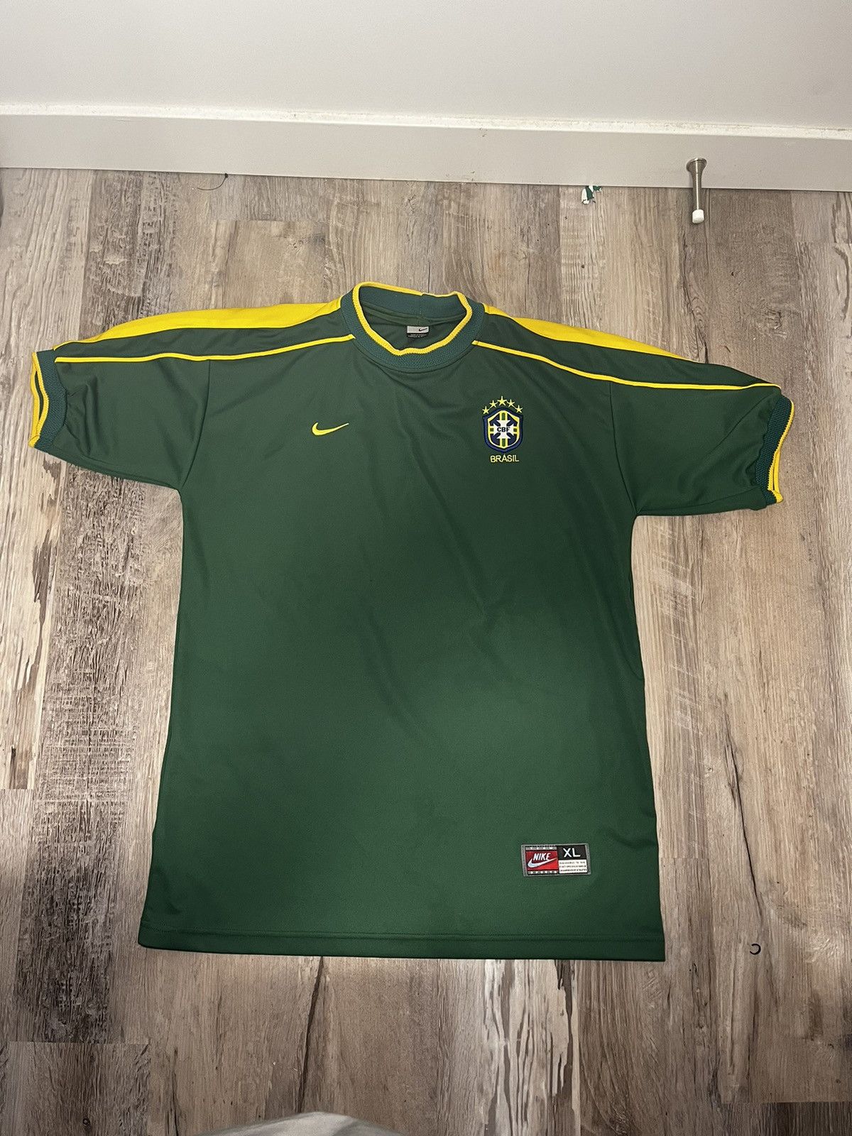 Nike × Vintage 1998 Brazil kit Size US XL / EU 56 / 4 - 1 Thumbnail