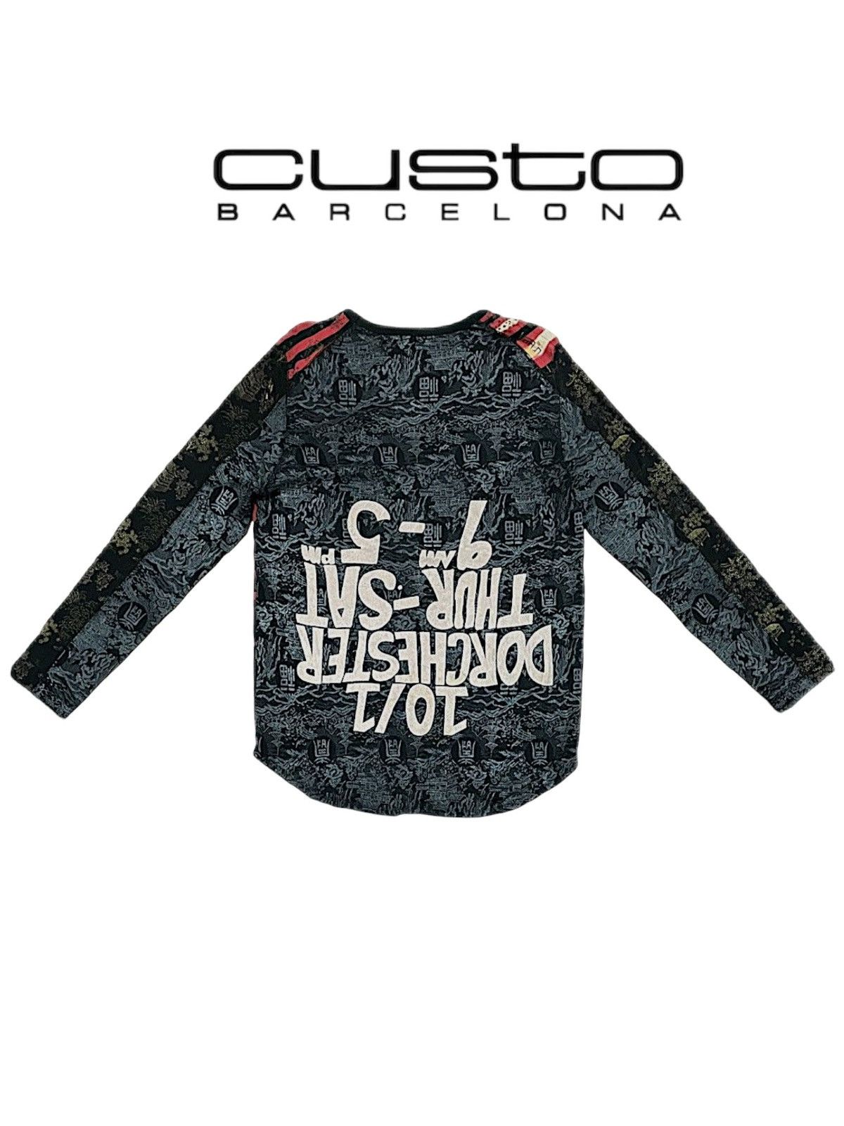 Custo Barcelona × Designer × Vintage Vintage Custo Barcelona Elvis x Dorchester Blue Tower Tee Size M / US 6-8 / IT 42-44 - 2 Thumbnail