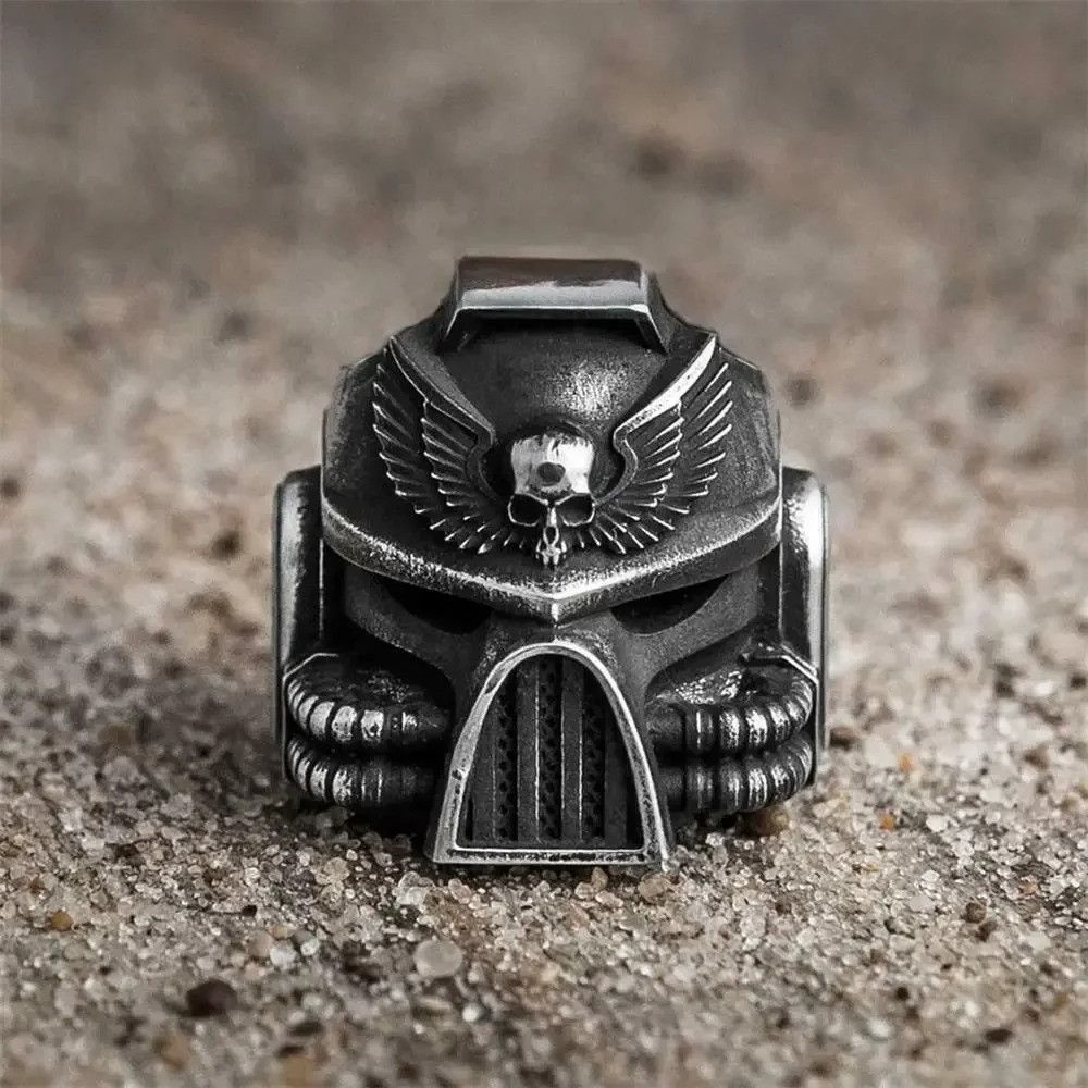 Jewelry Mecha Skull Ring Size ONE SIZE - 1 Thumbnail