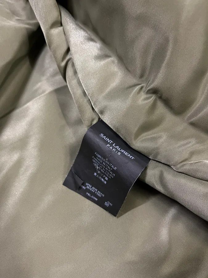 Saint Laurent Paris FW2013 Saint Laurent Khaki Nylon Cargo Bomber Jacket Size US S / EU 44-46 / 1 - 12 Thumbnail