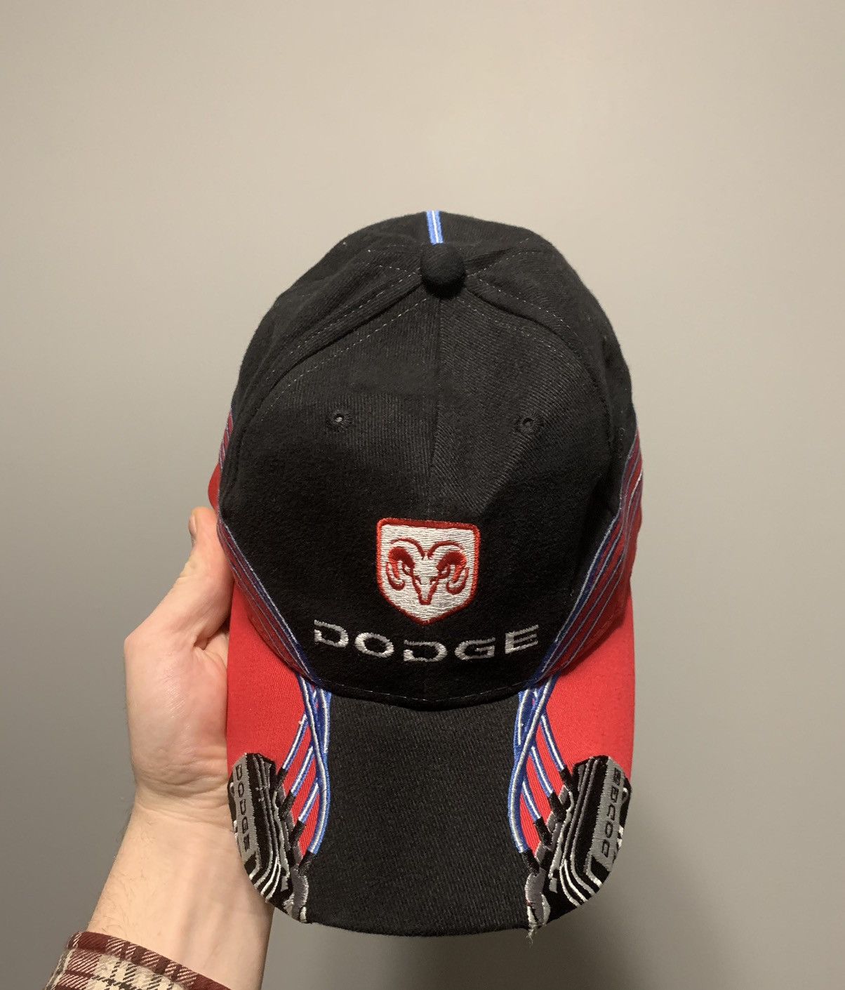Vintage *RARE* Dodge racing hat Size ONE SIZE - 3 Thumbnail