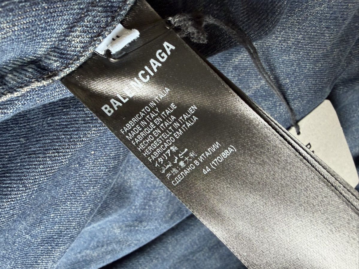 Balenciaga Balenciaga Japanese Padded Denim Jacket 681689 TIWA2 Size US L / EU 52-54 / 3 - 8 Thumbnail