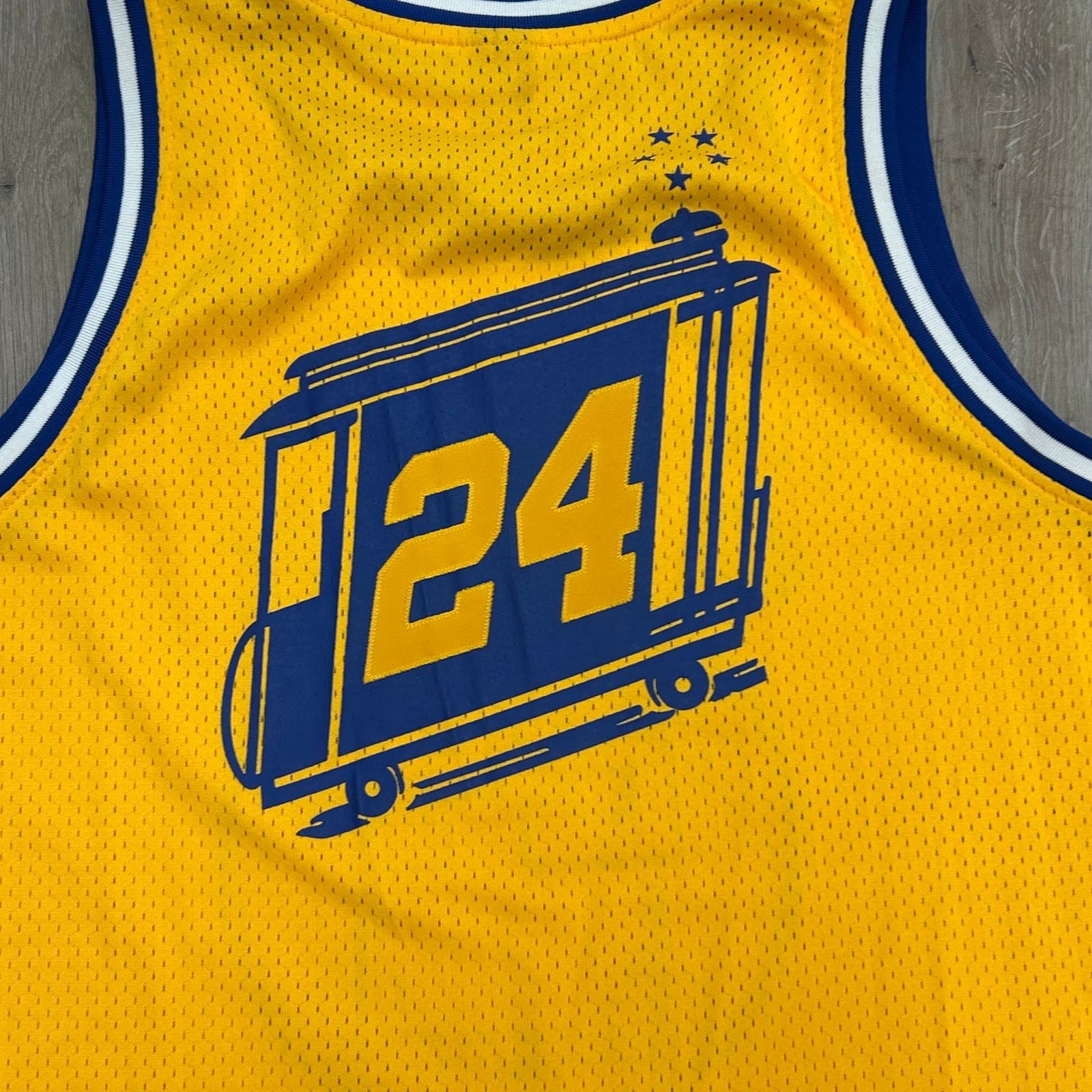 NBA GOLDEN STATE WARRIORS RICK BARRY REEBOK SWINGMAN HWC SZ 3XL Size US XXL / EU 58 / 5 - 8 Thumbnail