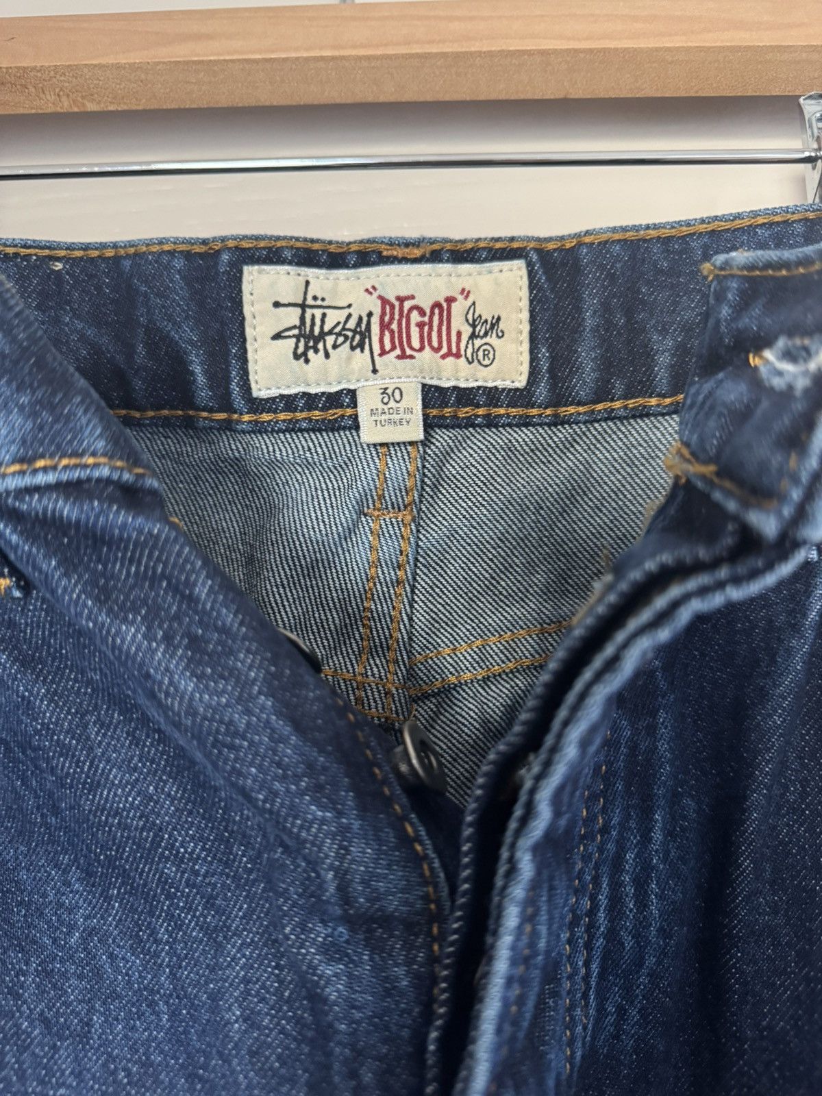 Stussy Stussy Logo Big Ol Jean Size US 30 / EU 46 - 4 Thumbnail