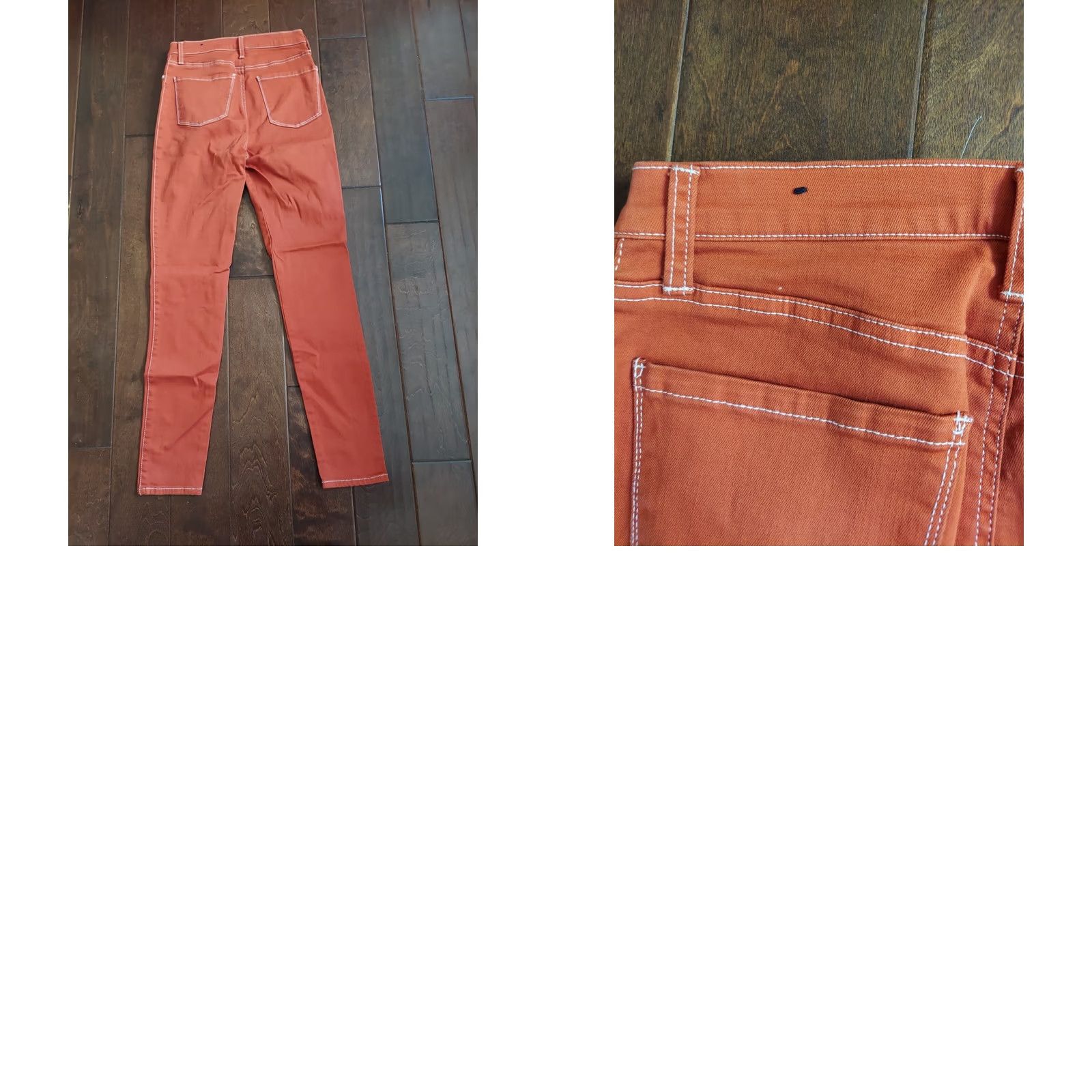 Fashion Nova Fashion Nova Women's Jeans - Skinny - Orange - Size 7/28 - High Rise - 28in Inseam - Juniors Type: Jeans Size 28" / US 6 / IT 42 - 10 Thumbnail