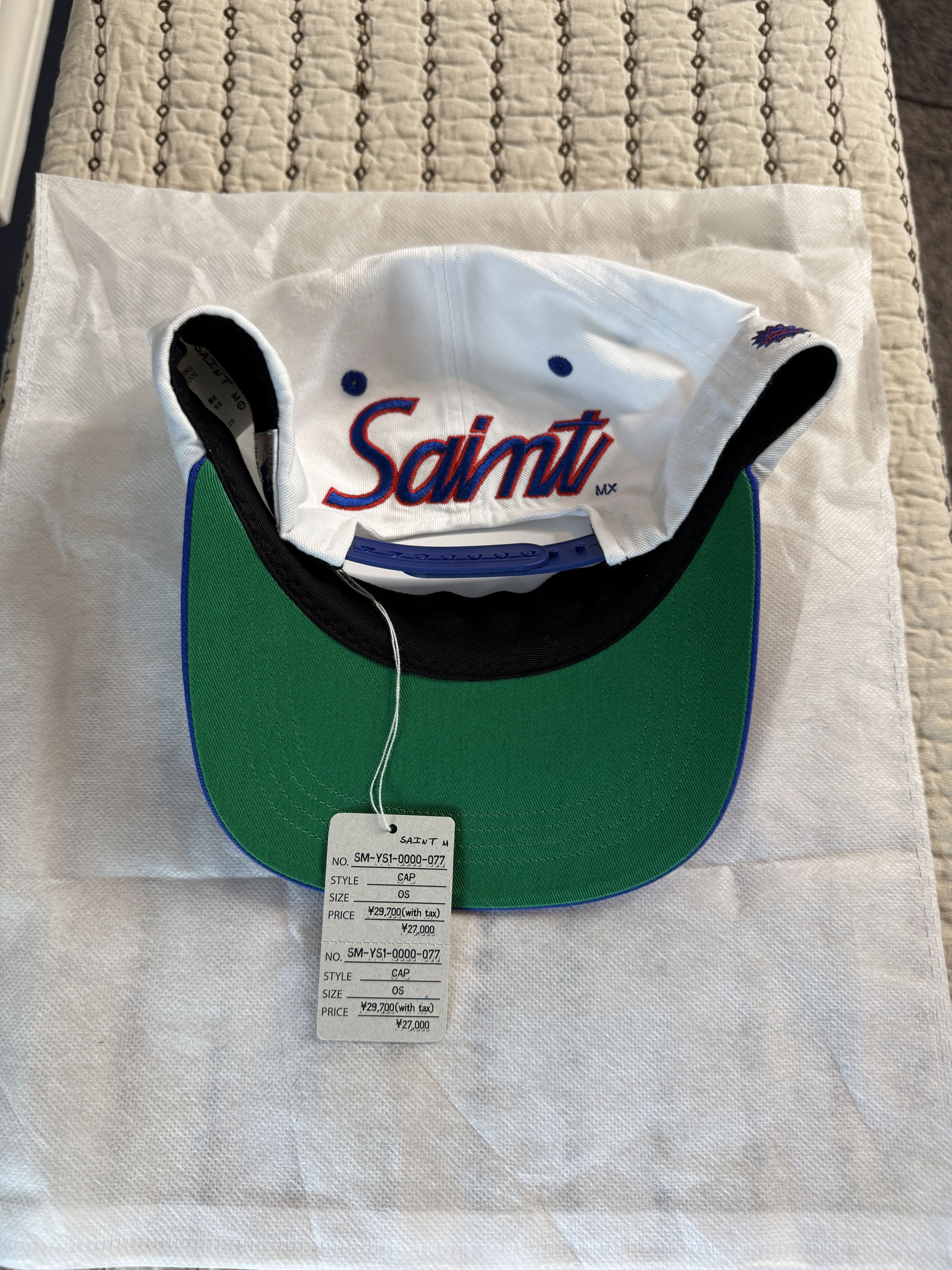 Saint Michael SAINT MICHAEL 'AUTHENTIC GOD LOVE' SNAPBACK NY GIANTS OS Size ONE SIZE - 3 Thumbnail