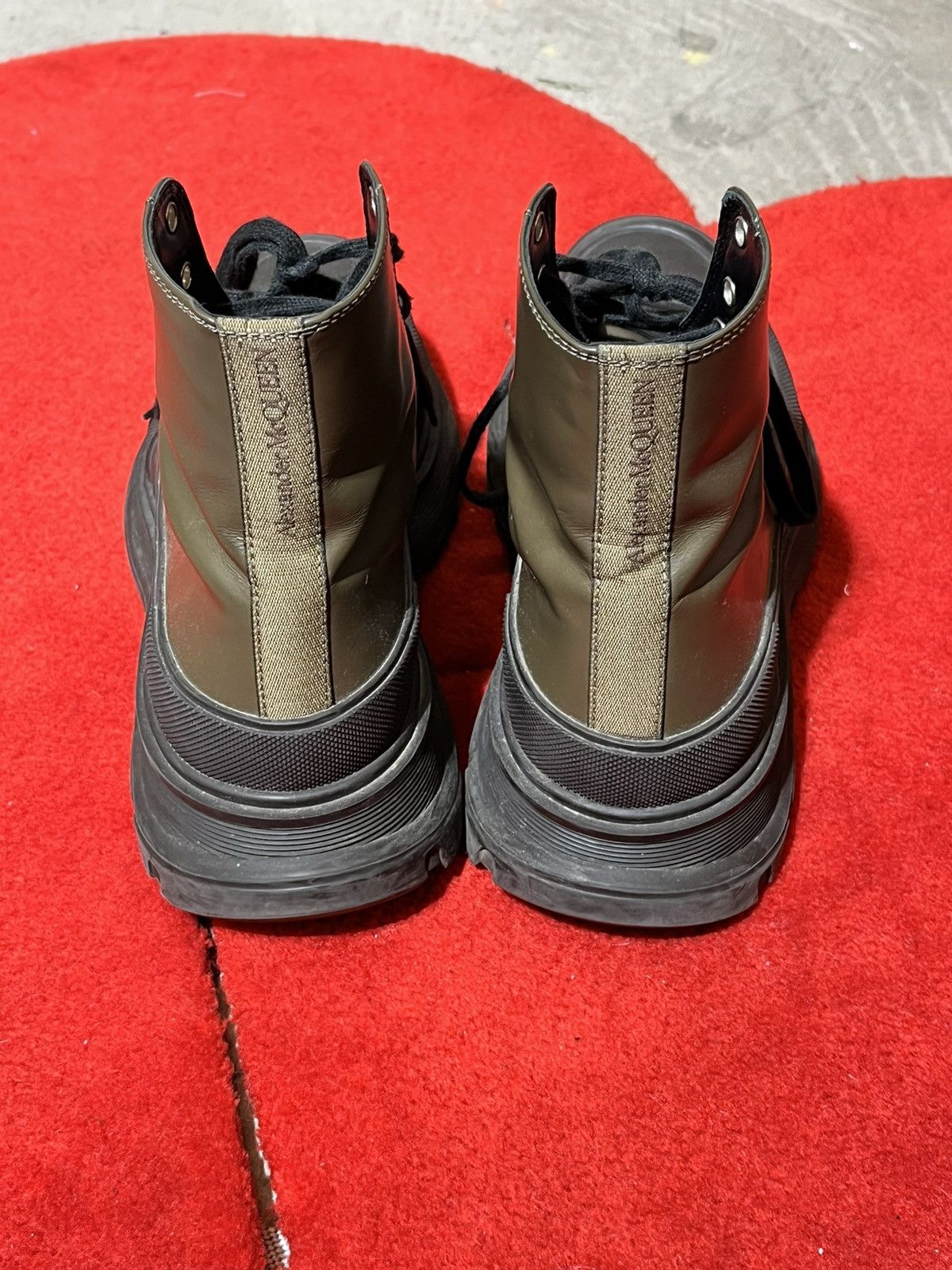 Alexander McQueen Alexander McQueen Green Rubber Platform Sneaker Size US 10 / EU 43 - 6 Thumbnail
