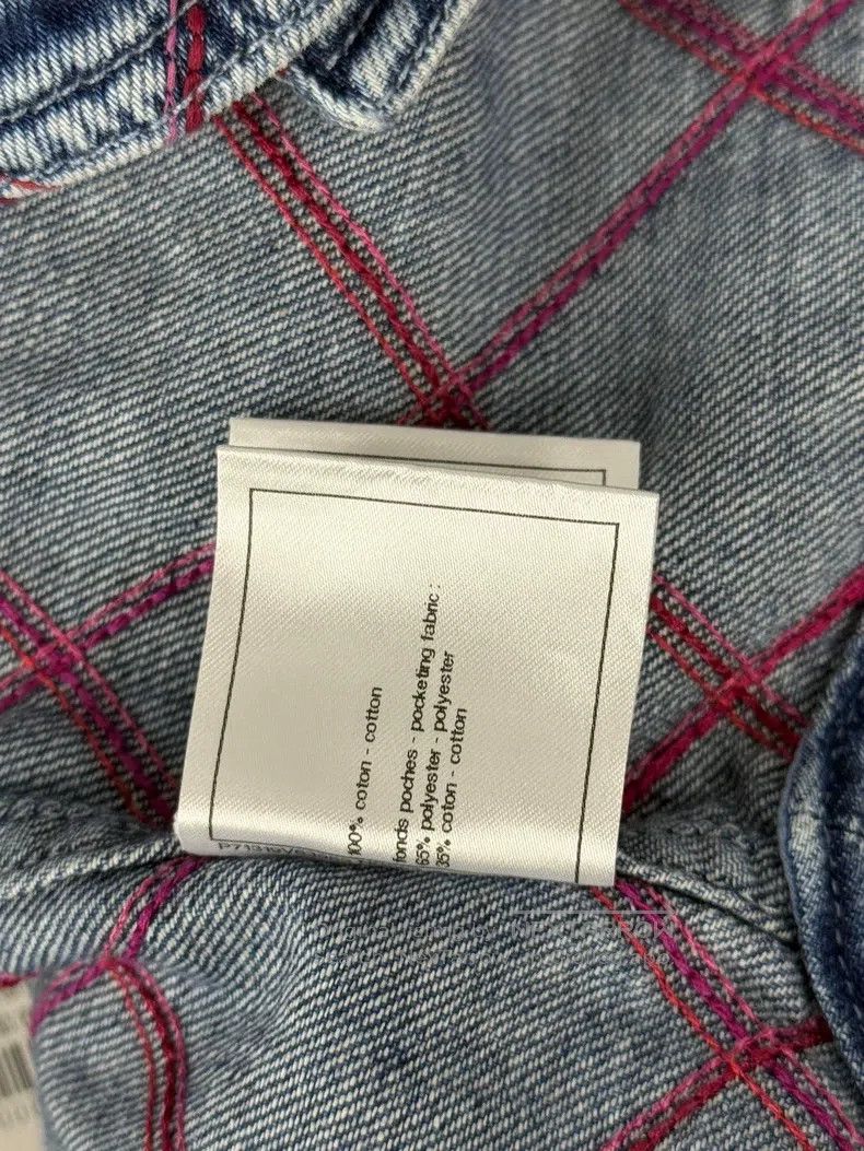 Chanel Chanel Blue diamond checkered denim jacket Size XS / US 0-2 / IT 36-38 - 8 Thumbnail