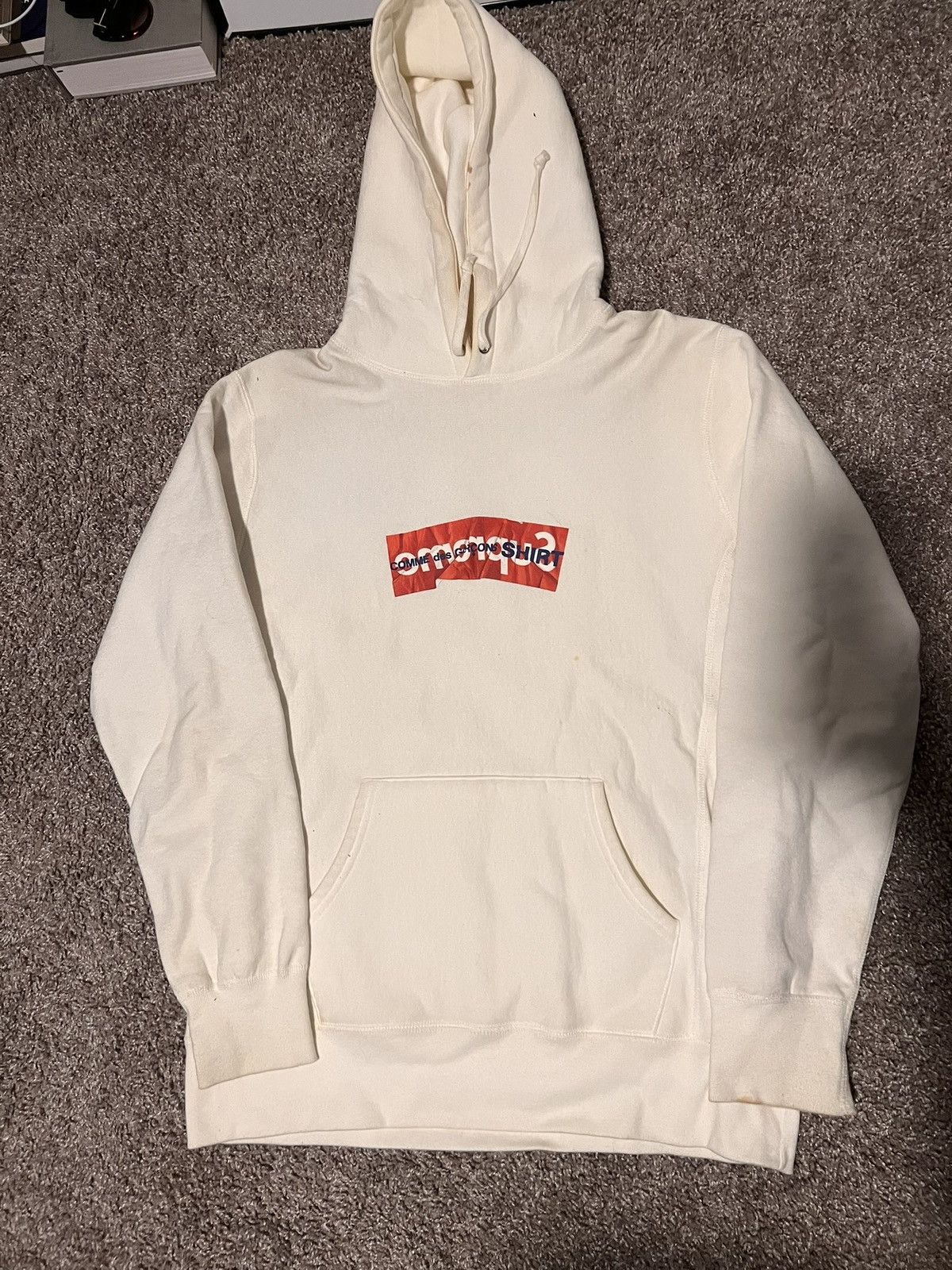 Supreme L Supreme CDG Box Logo Hoodie Size US L / EU 52-54 / 3 - 1 Thumbnail