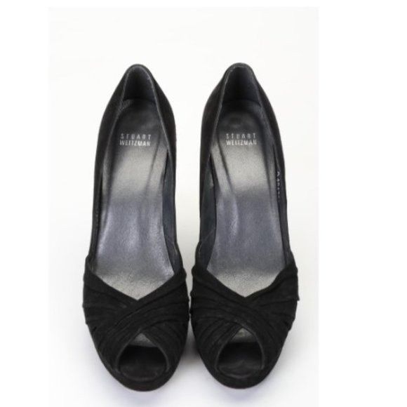 Stuart Weitzman Stuart Weitzman Suede Peep Toe Heels - Size‎ 9.5 Size US 9.5 / IT 39.5 - 5 Thumbnail